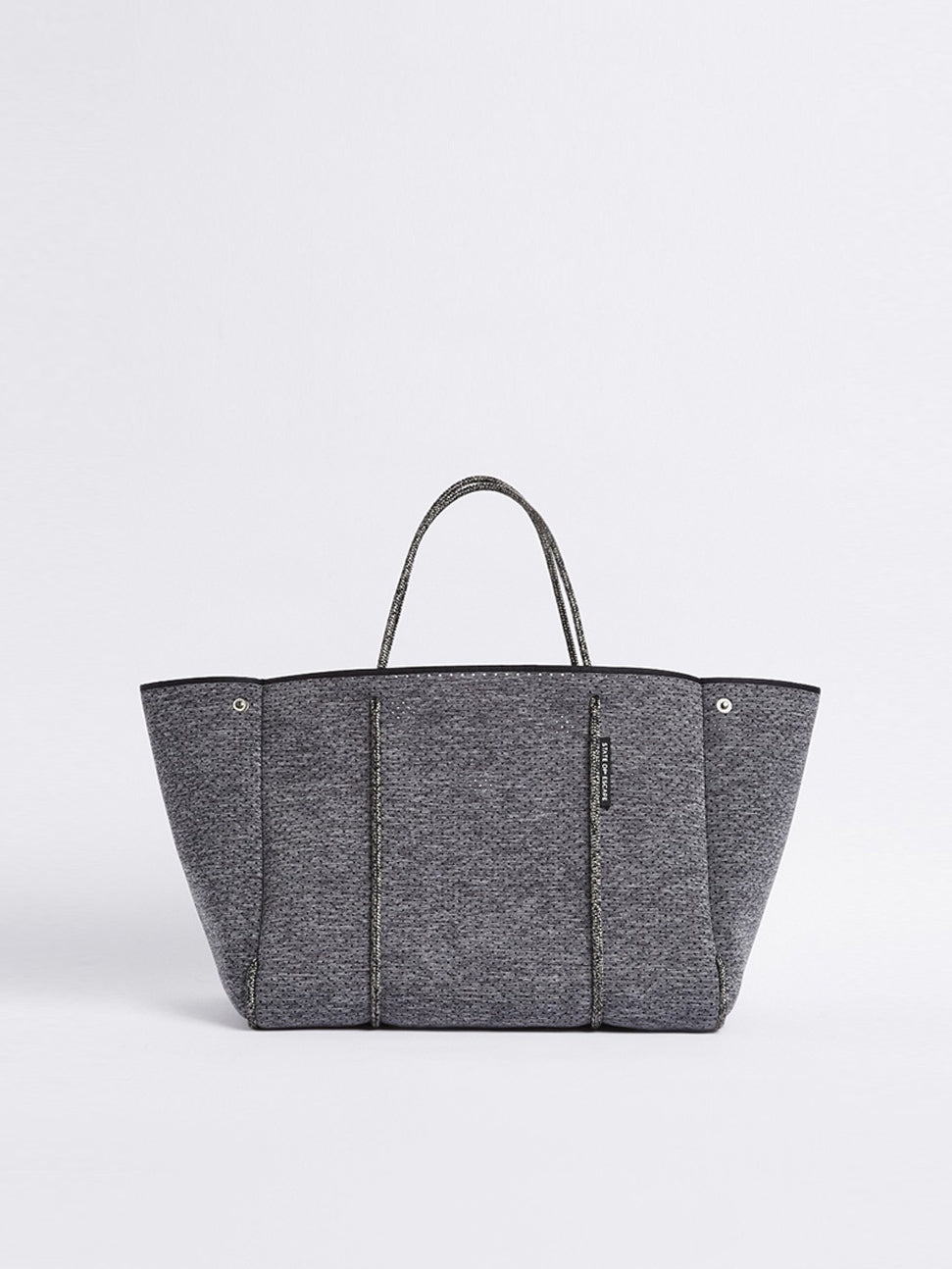 bassike state of escape carry all in charcoal marl