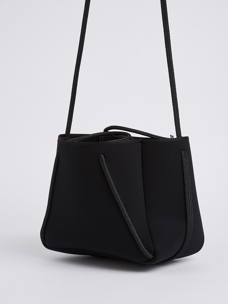 bassike state of escape petite guise tote bag in blackout