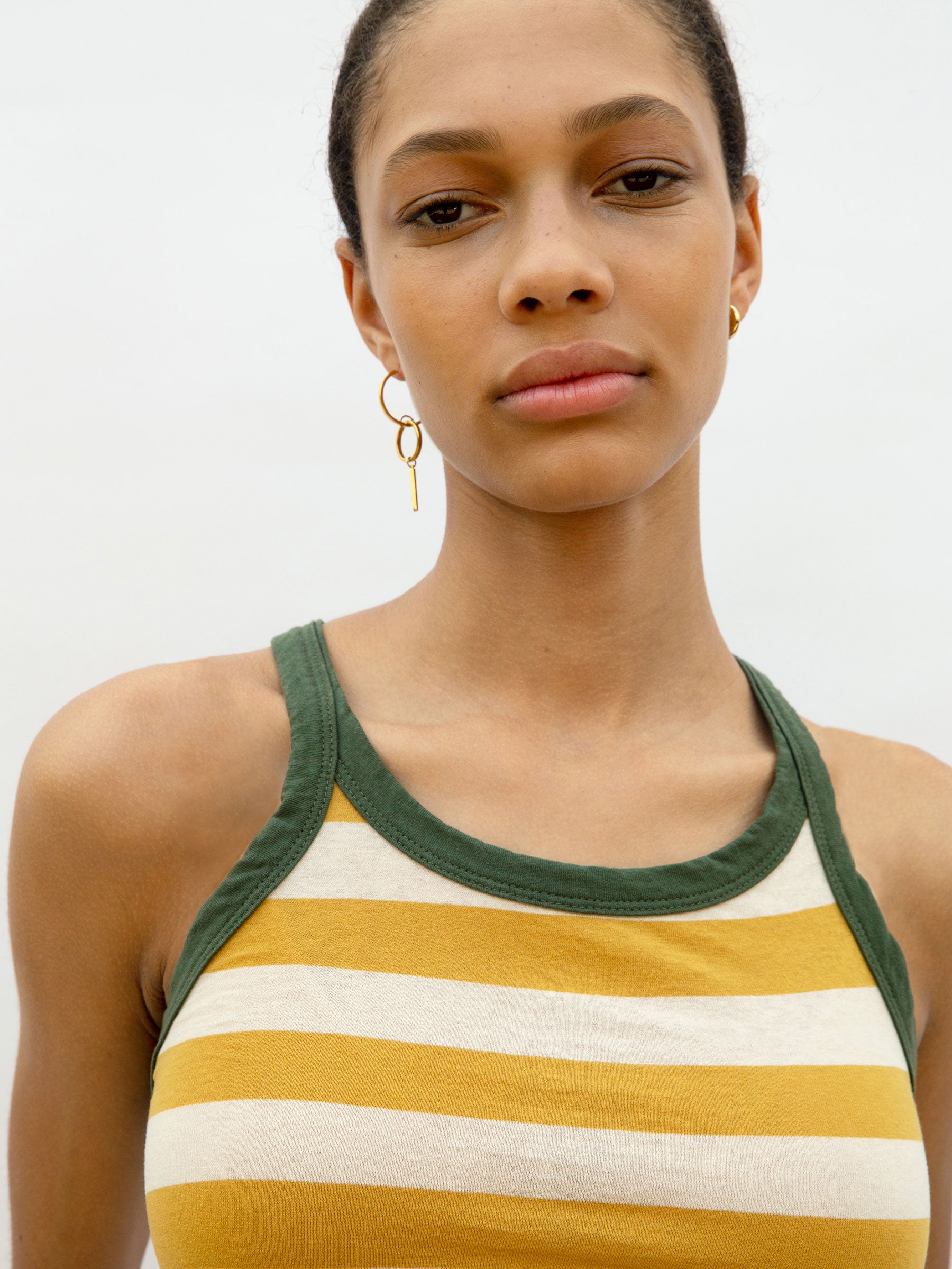 striped superfine everyday tank