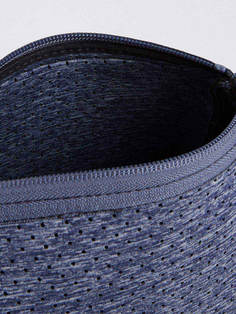bassike state of escape festival crossbody in navy marl