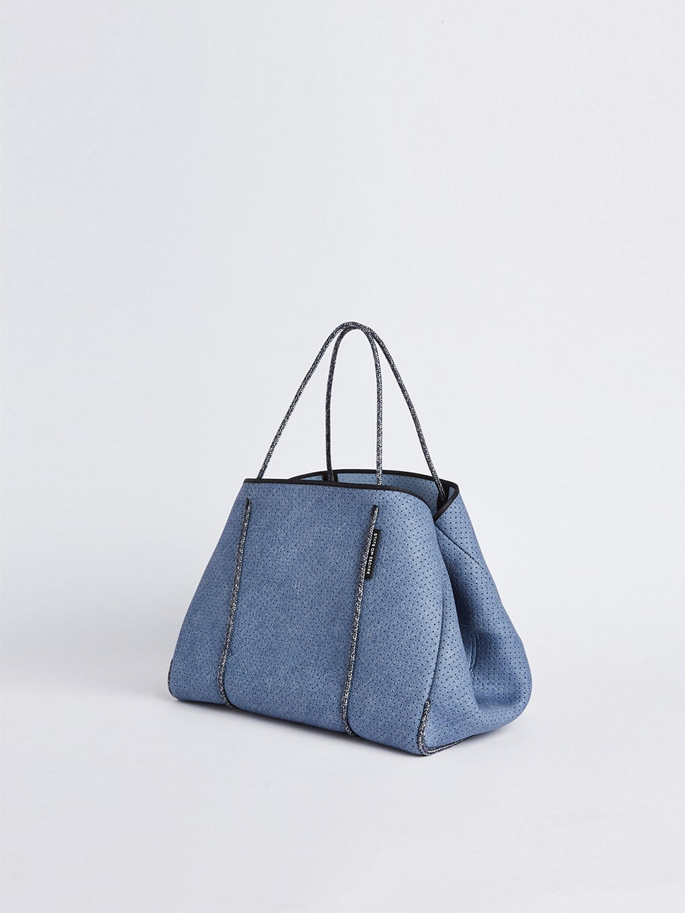 bassike state of escape carry all in double denim