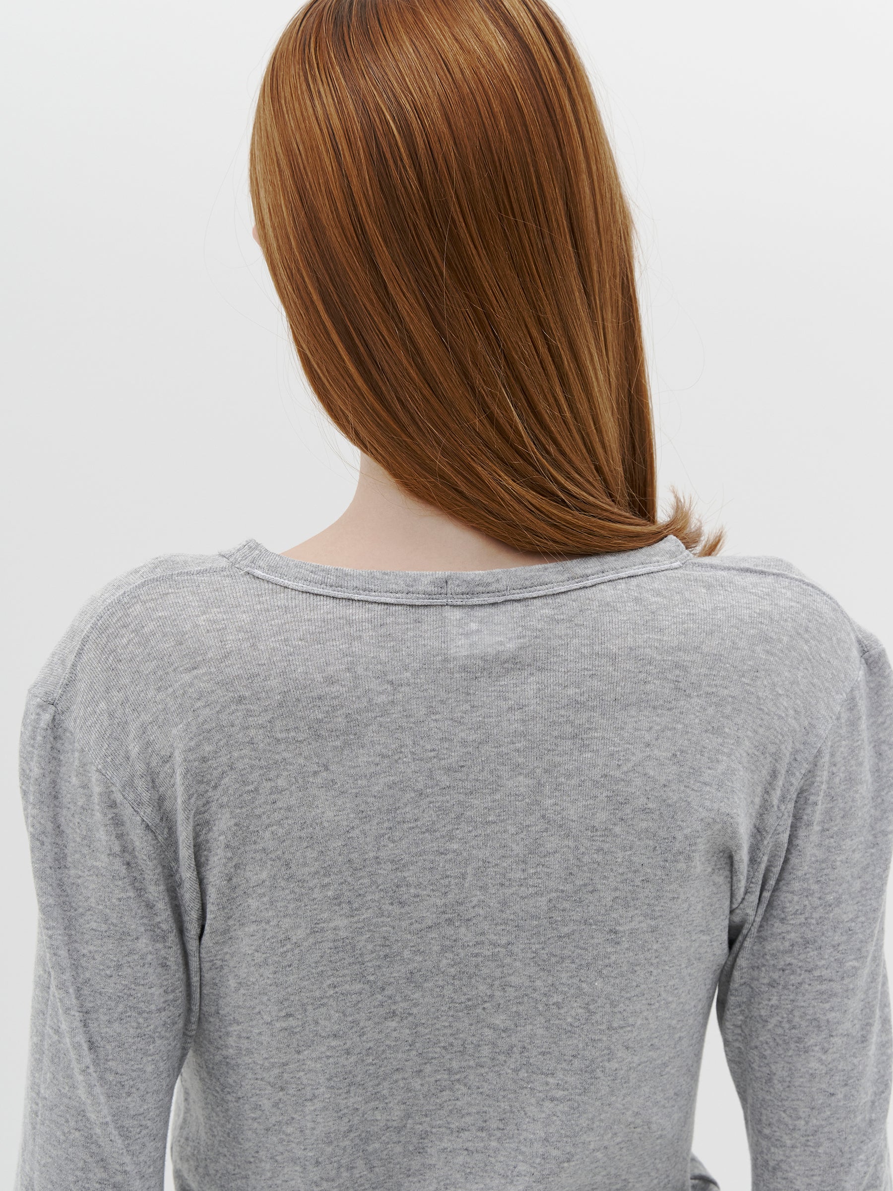 slim superfine rib long sleeve t.shirt