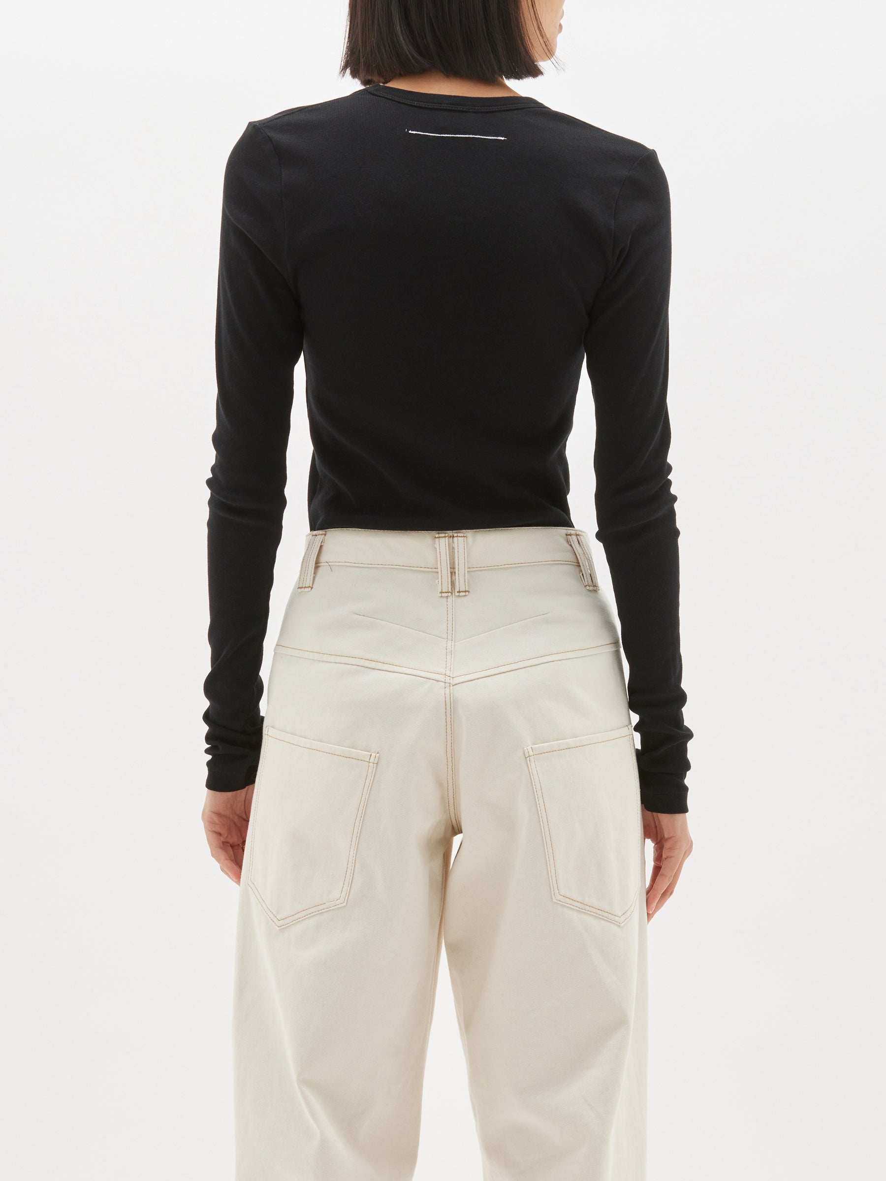 slim-rib-v-neck-l-s-t-shirt-aw22wjt90-black