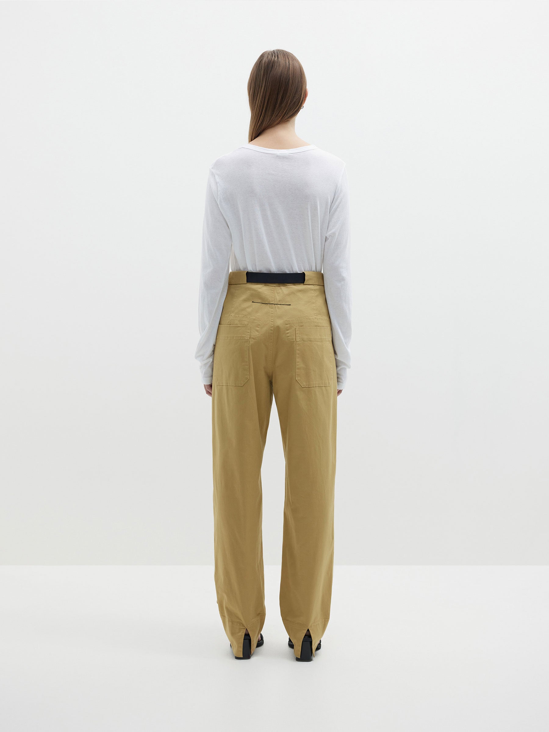 waistband detail vacation pant