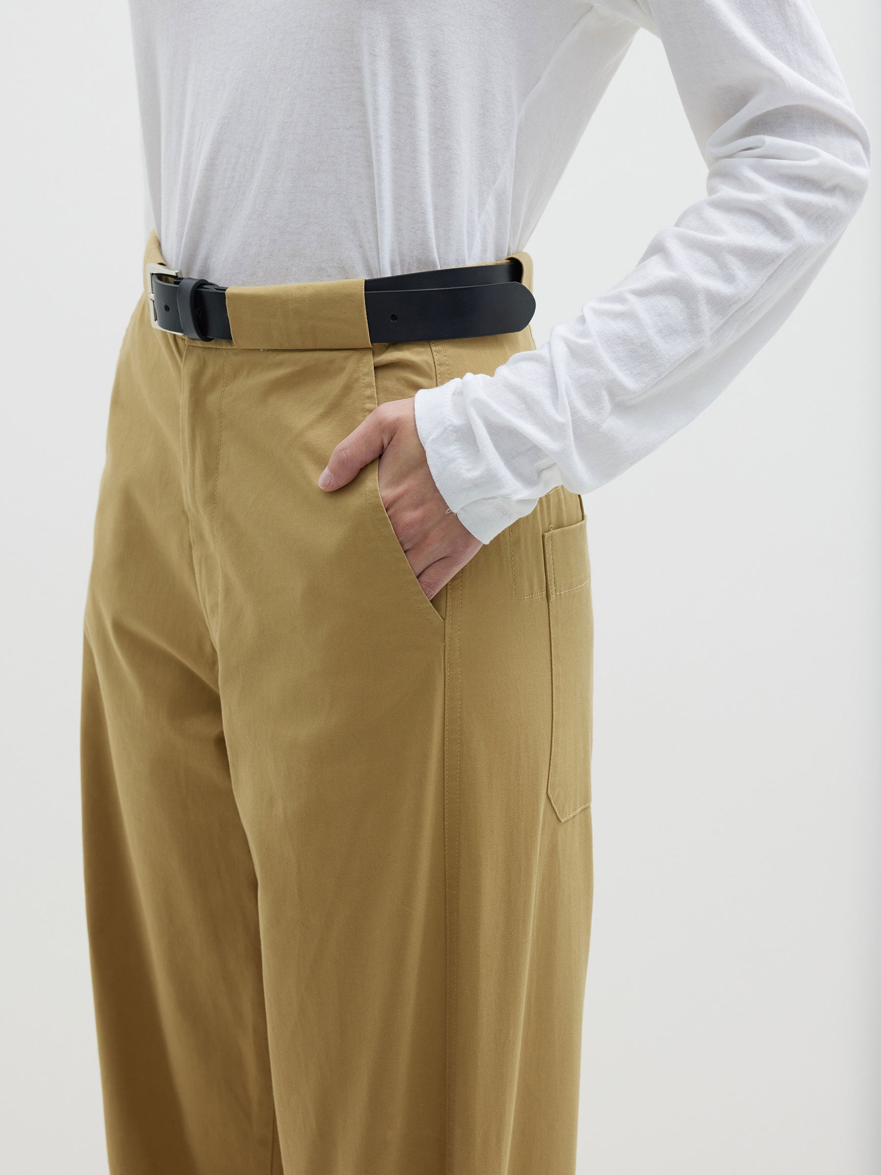 waistband detail vacation pant