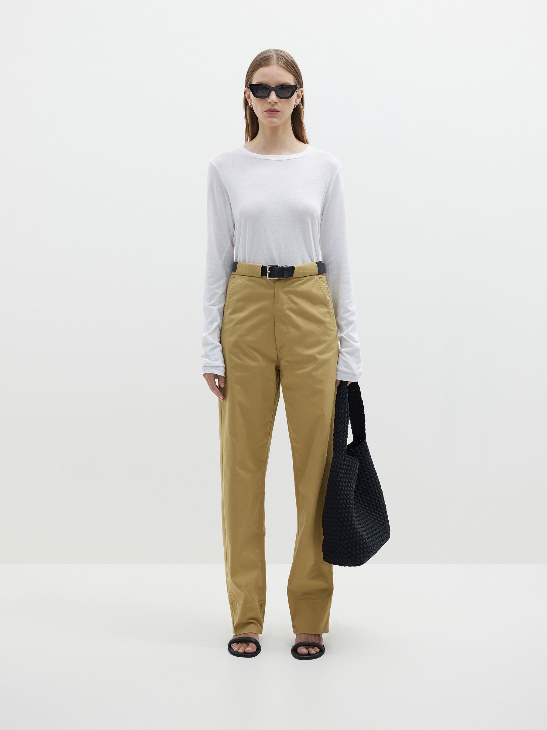 waistband detail vacation pant