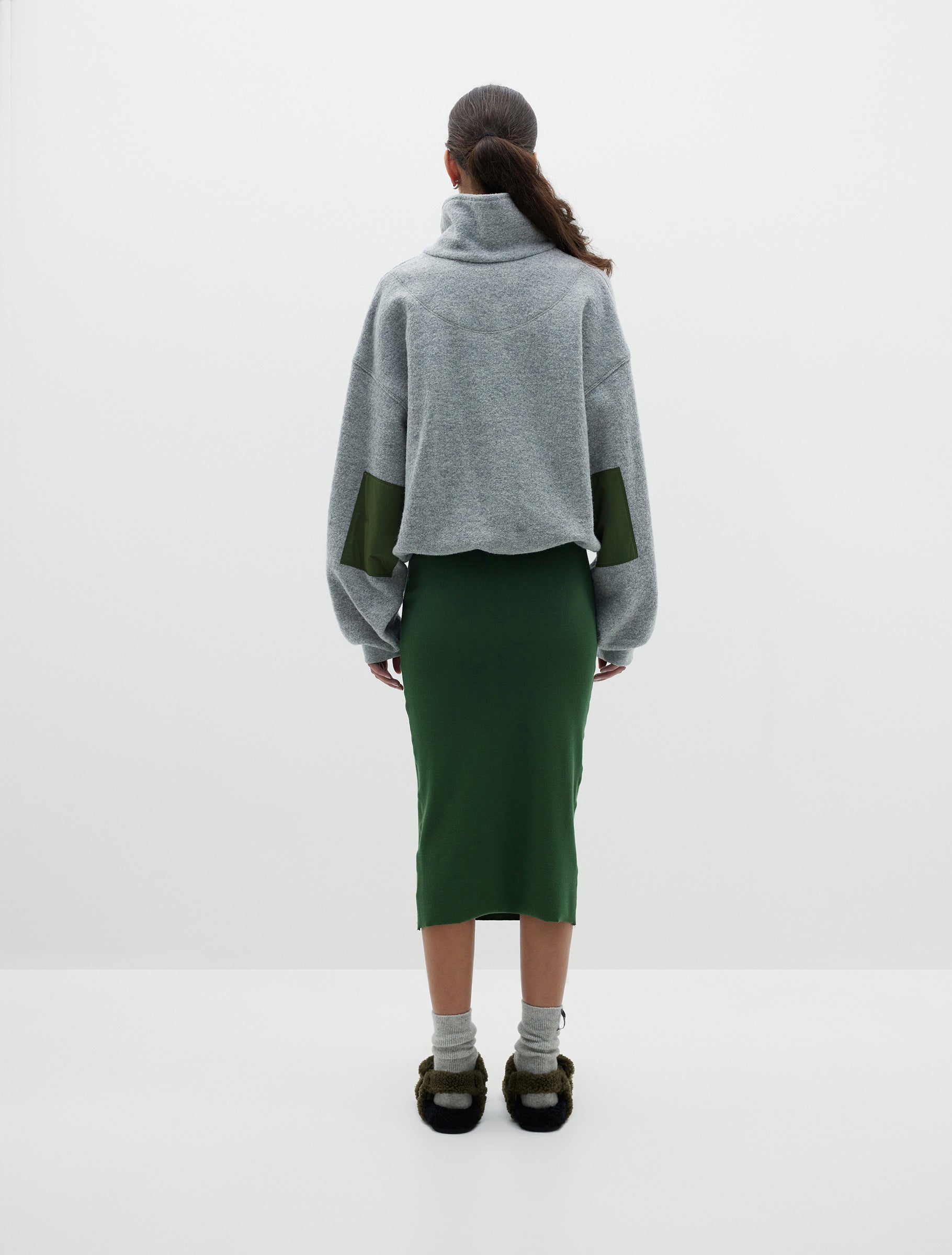 woollen popover jacket
