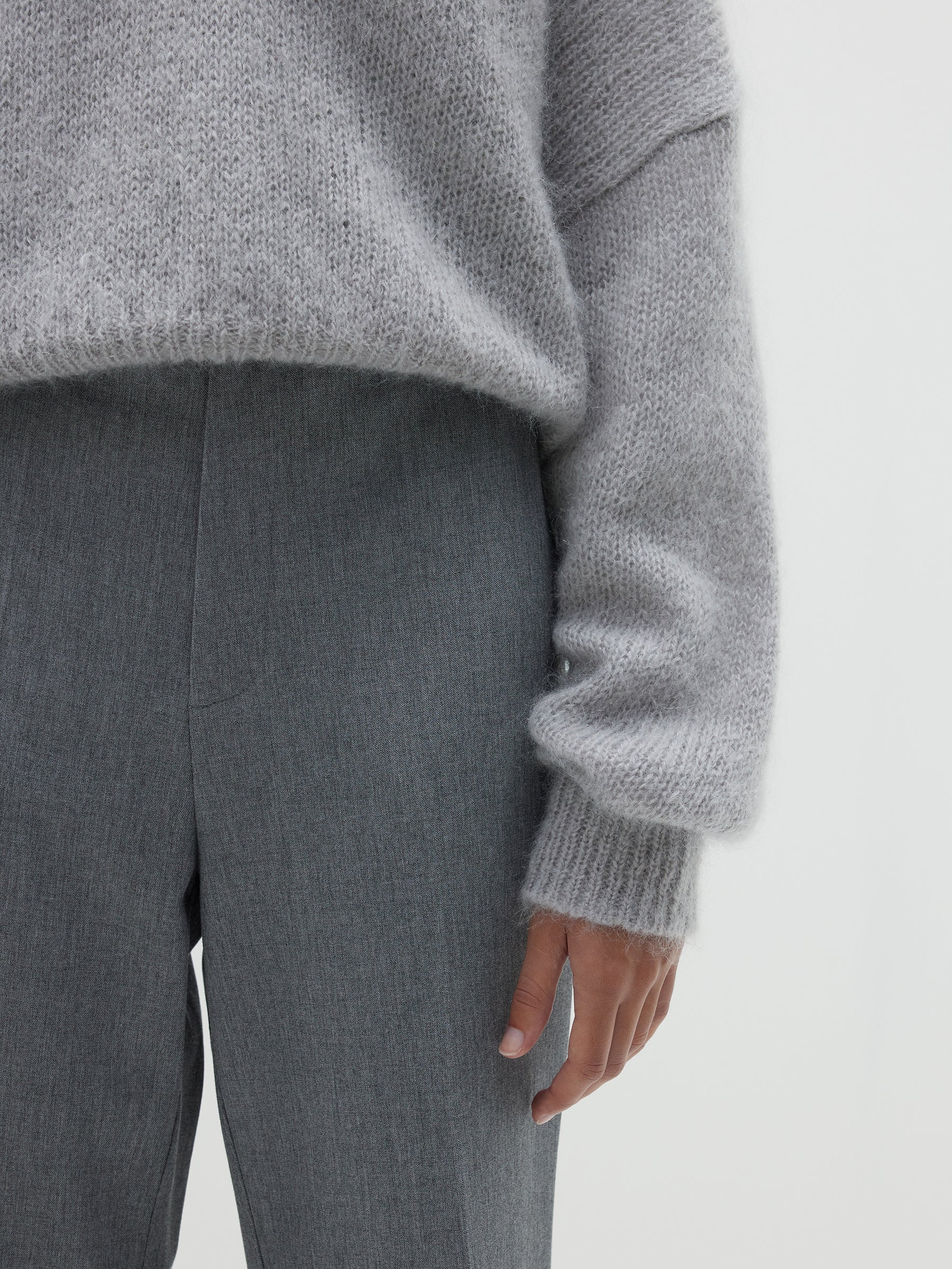mohair merino boxy knit