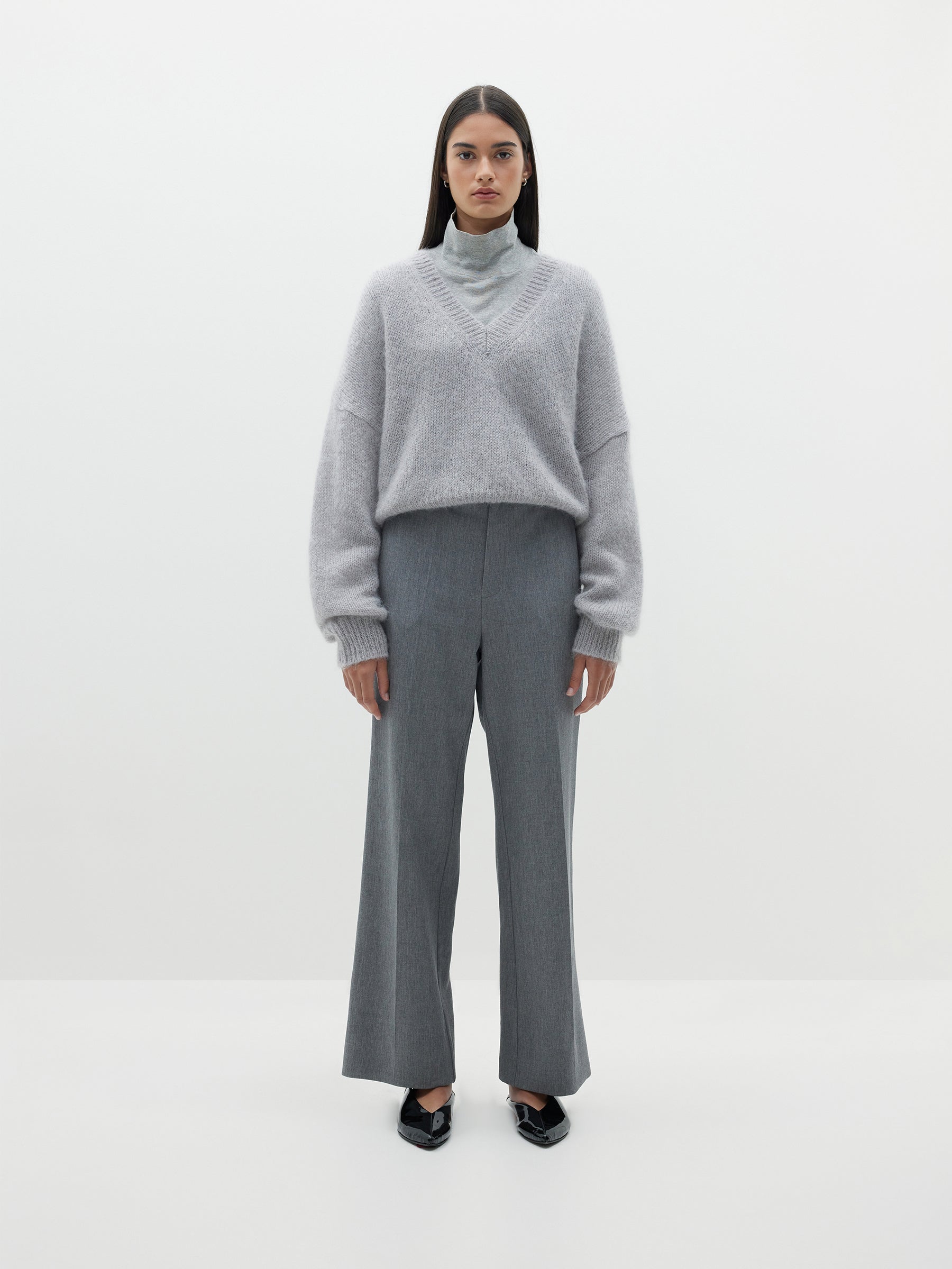 mohair merino boxy knit