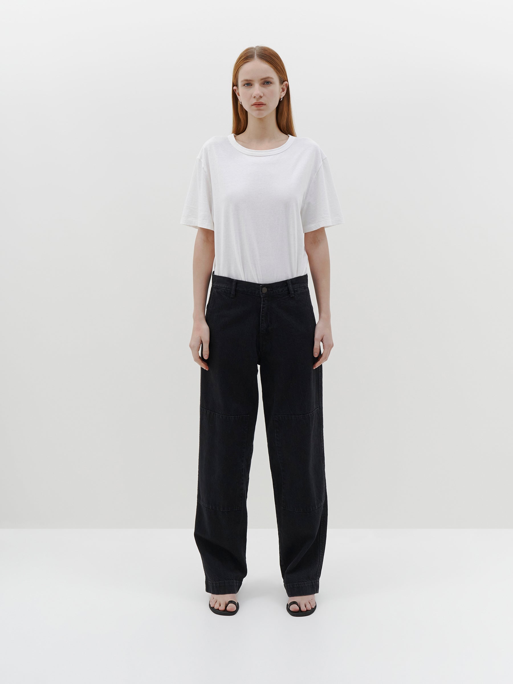 double knee patch jean