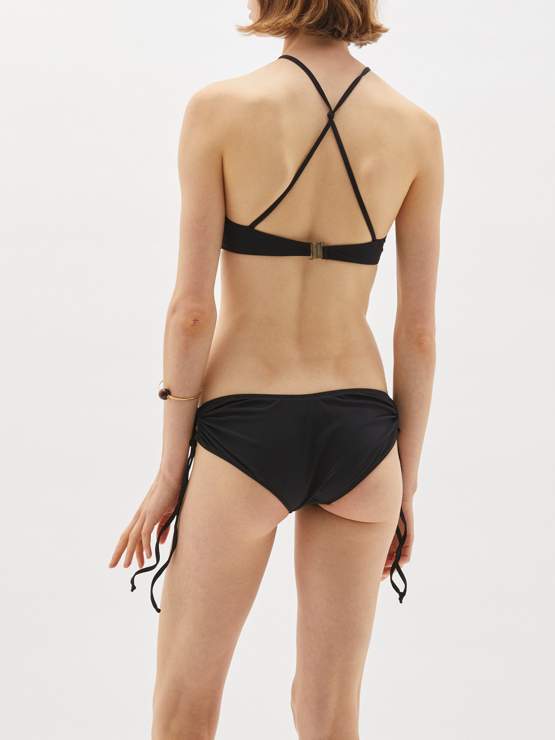 knotted strap bikini top