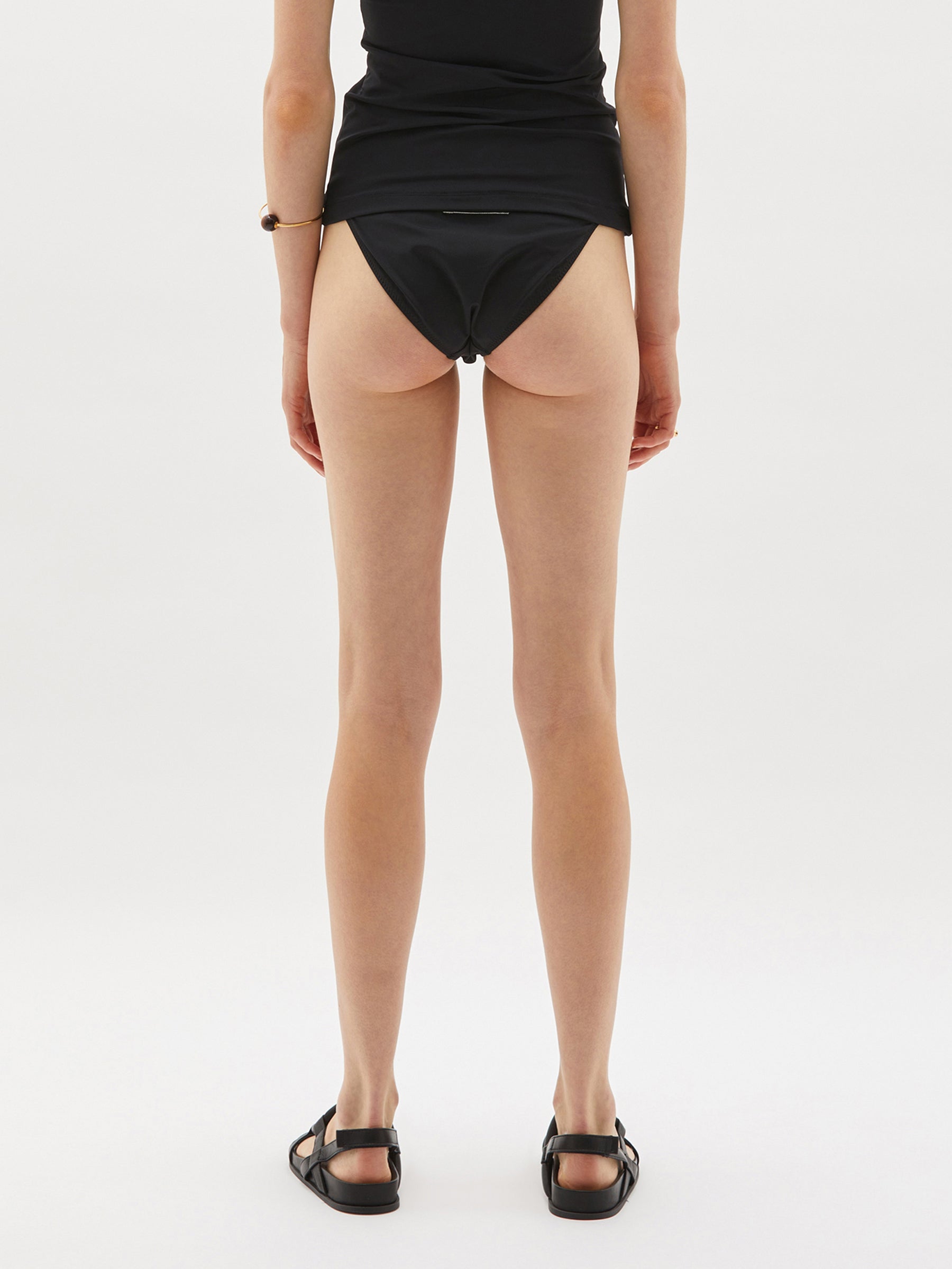 knotted tie side bikini brief