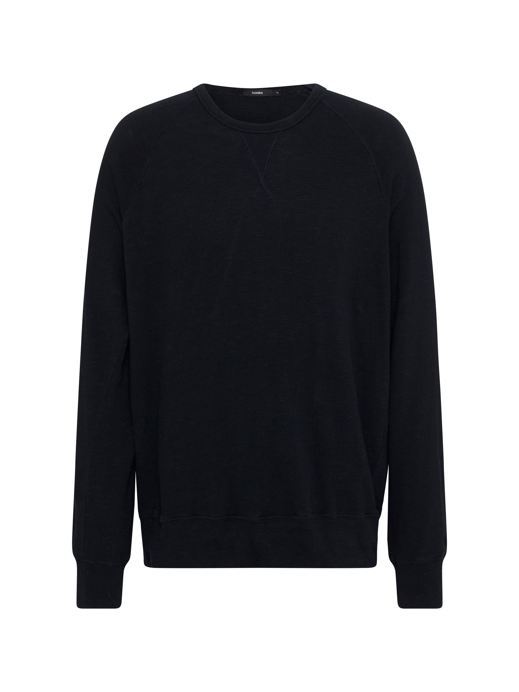 slub rib raglan knit