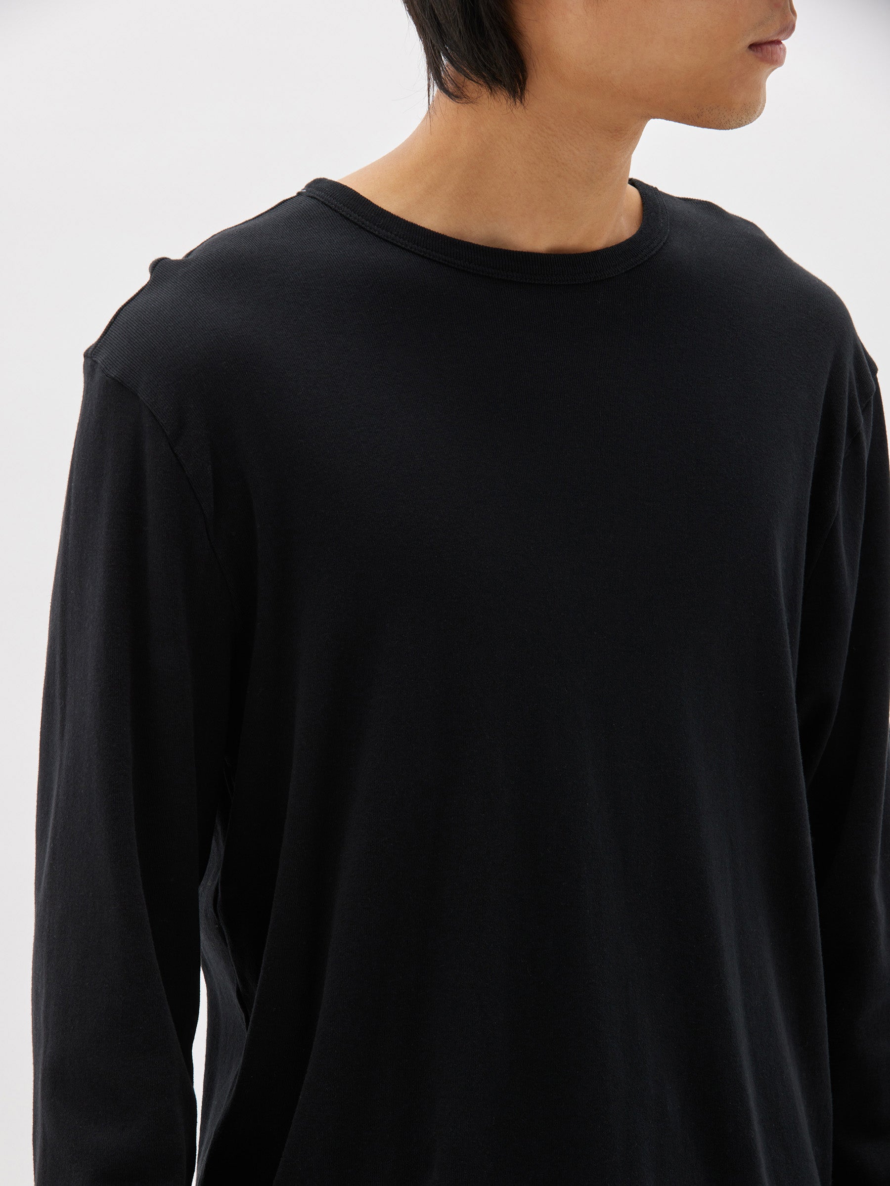 regular rib long sleeve t.shirt