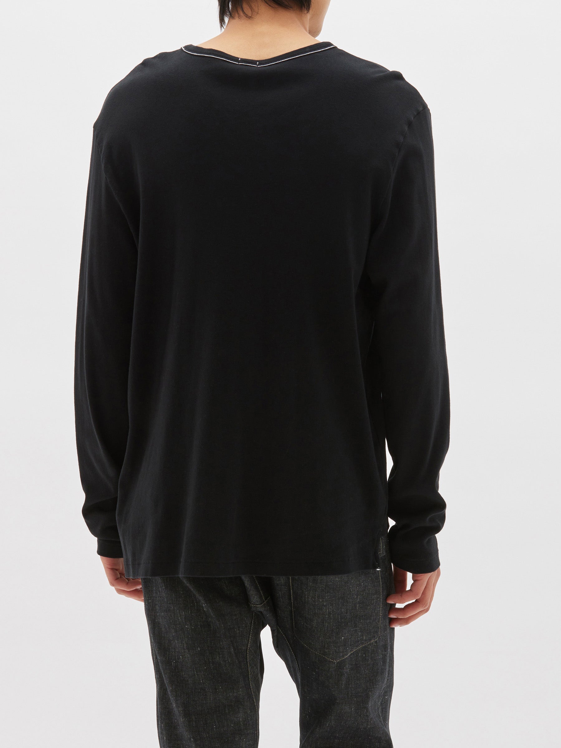 regular rib long sleeve t.shirt