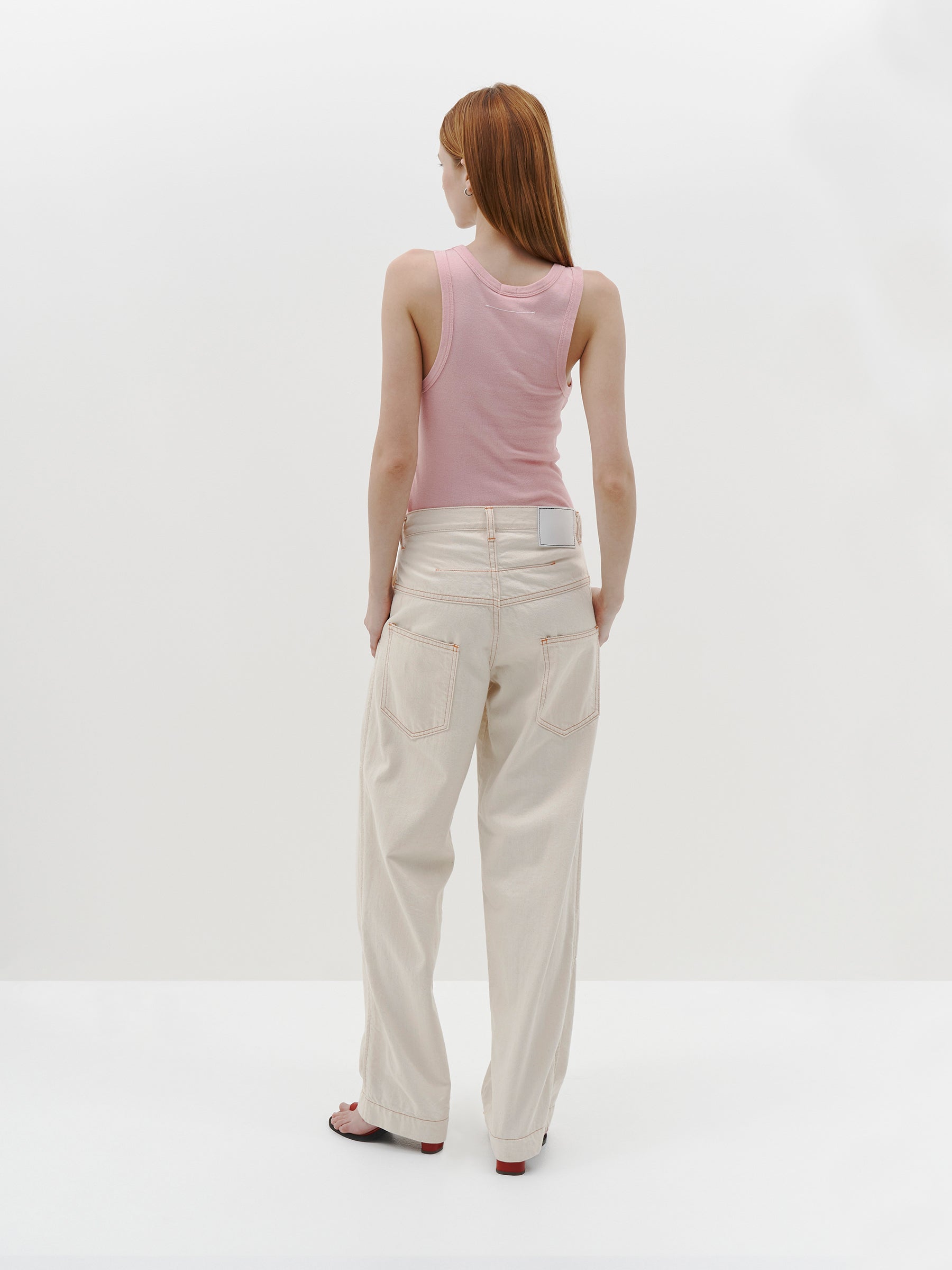 slim superfine rib tank