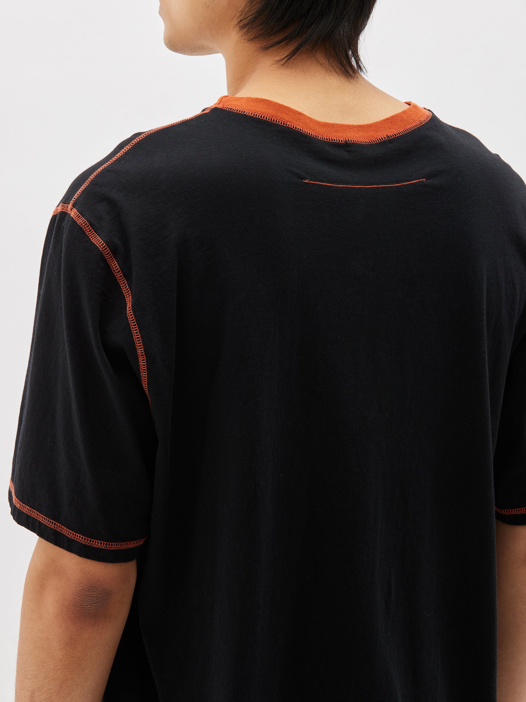 contrast slouch fit t.shirt