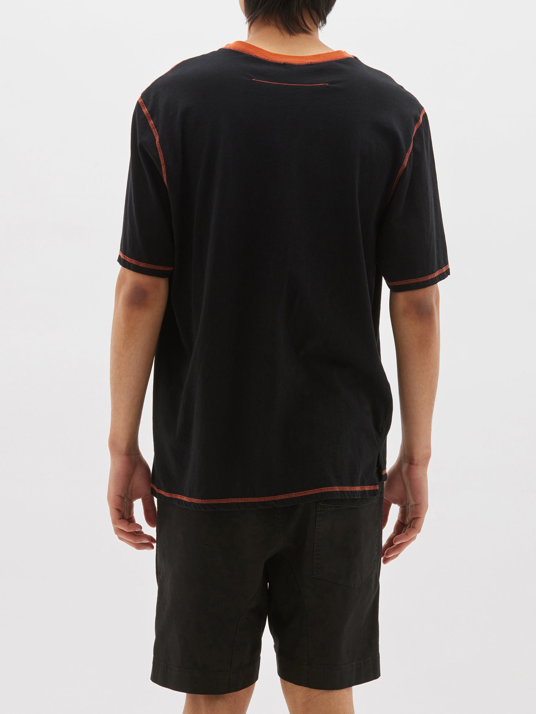 contrast slouch fit t.shirt