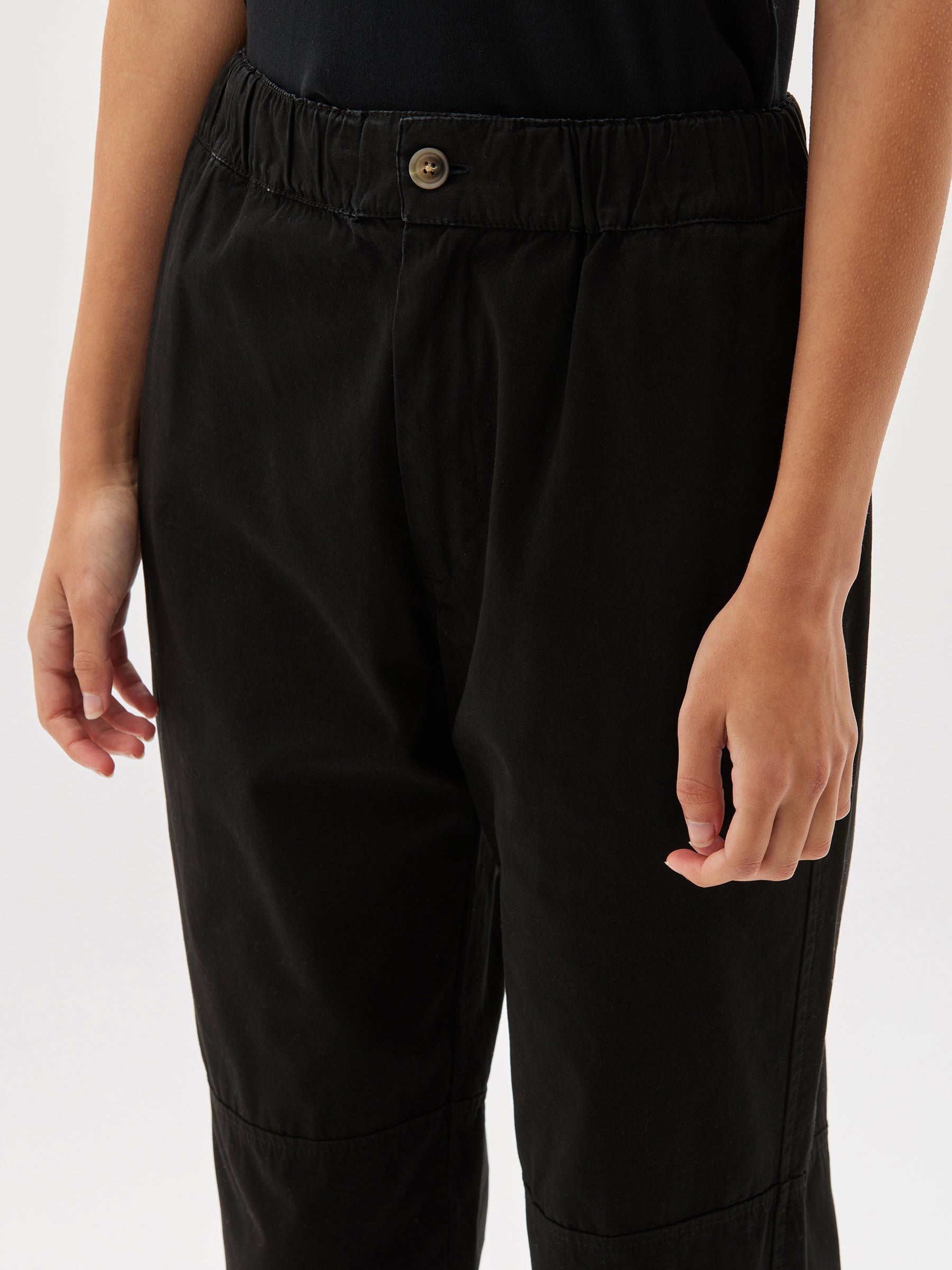 zip detail track pant