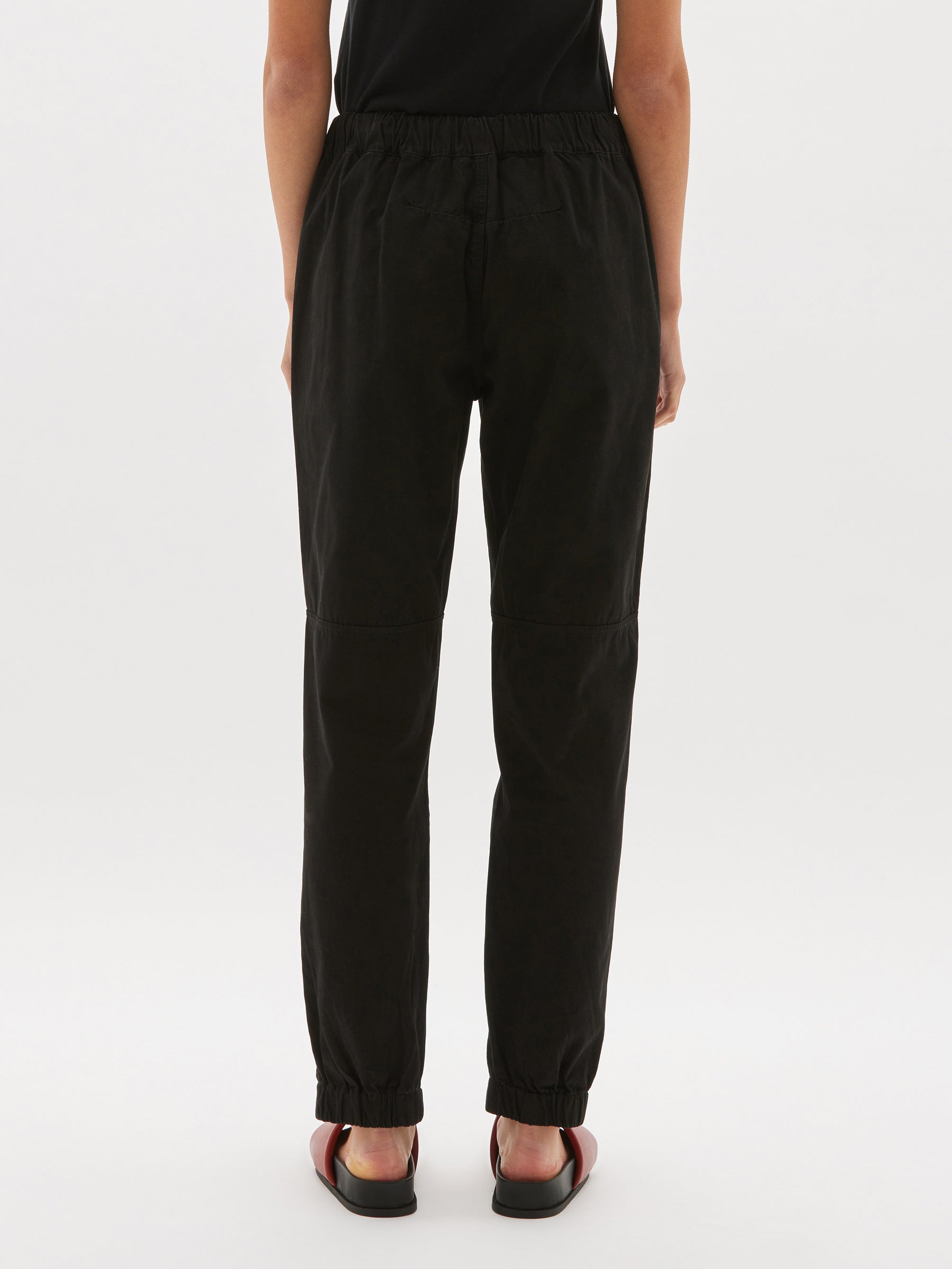 zip detail track pant