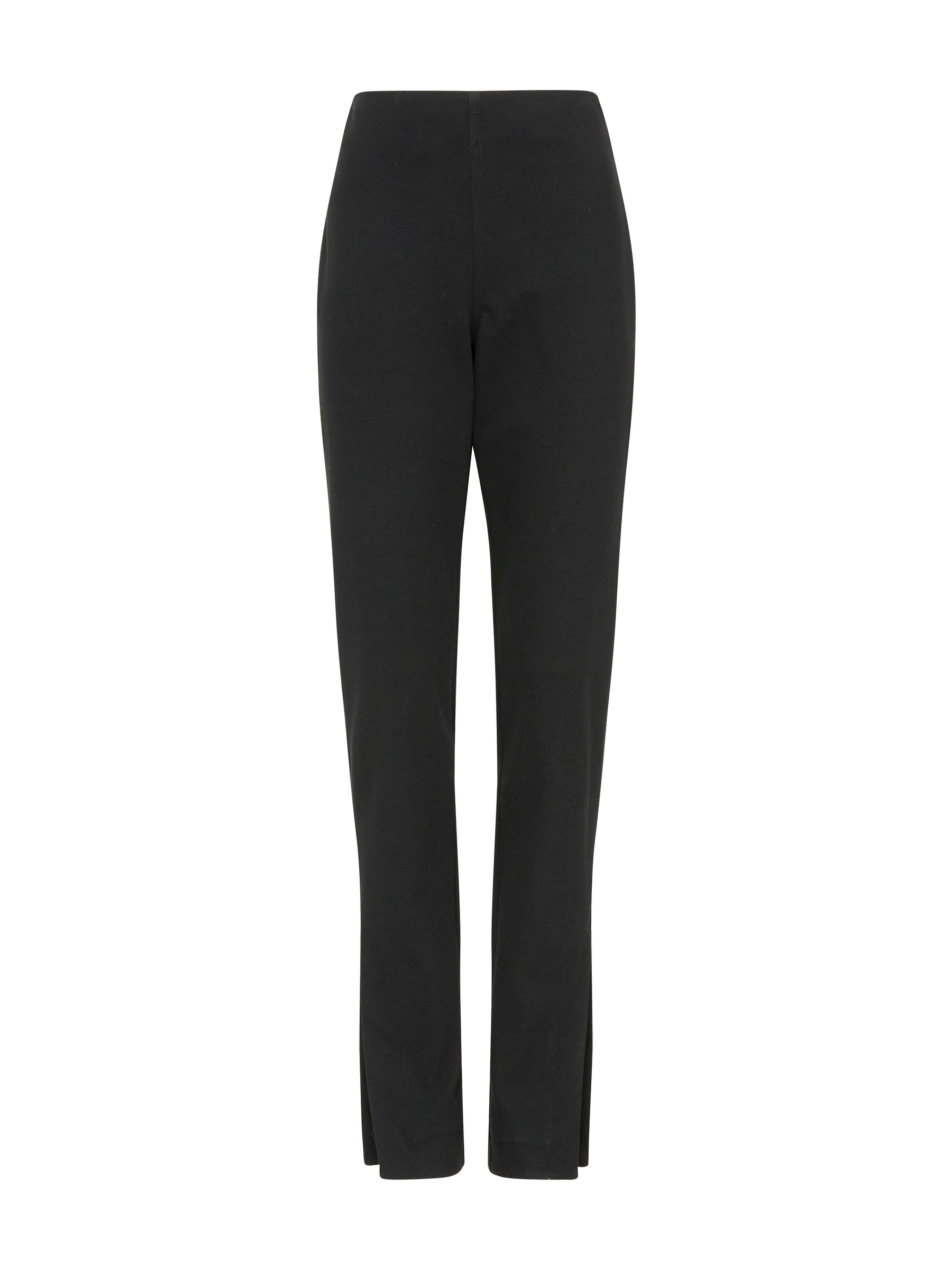 stretch-twill-split-hem-tights-pc22wfb153-black