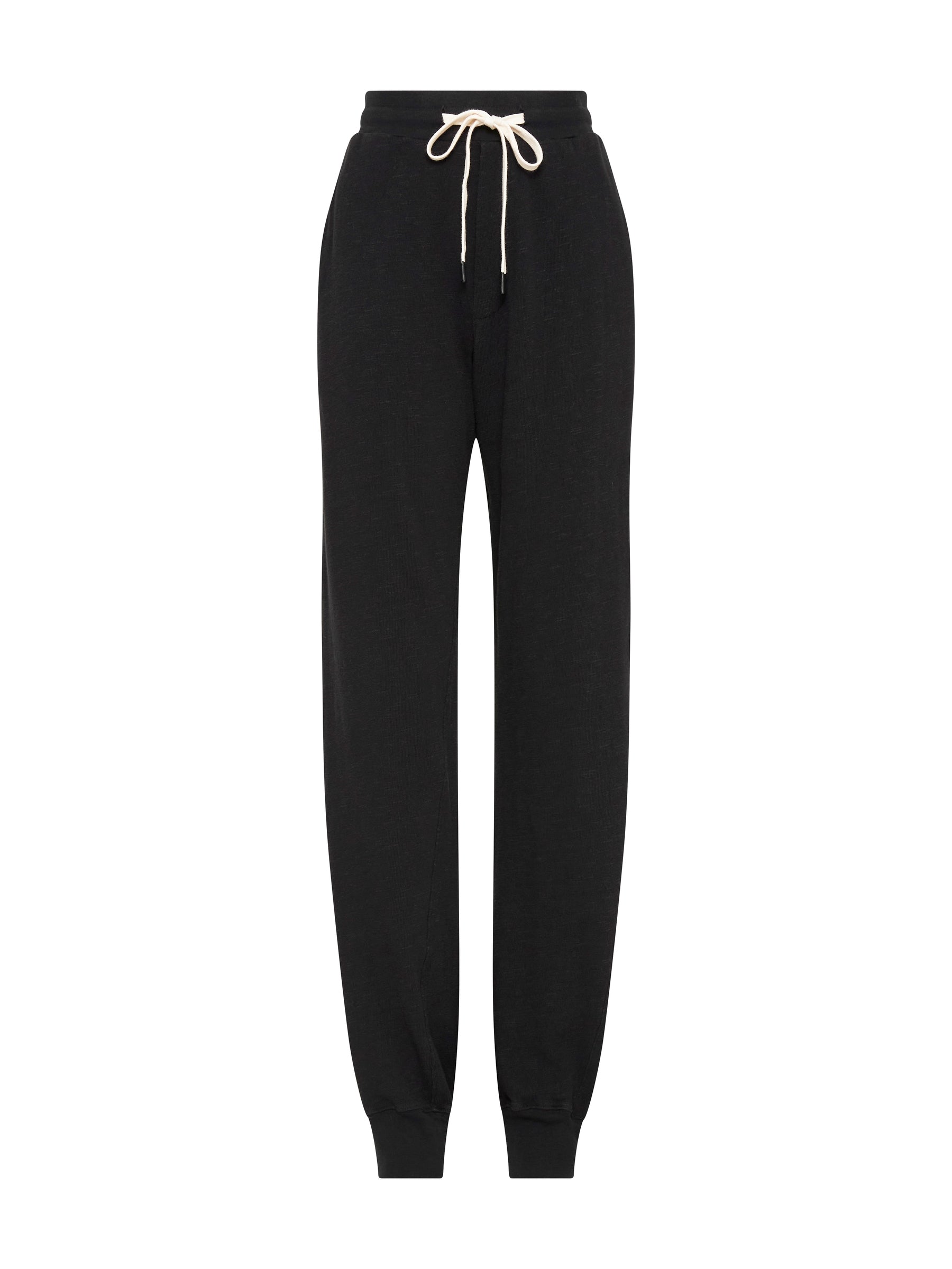 slub rib athletic track pant