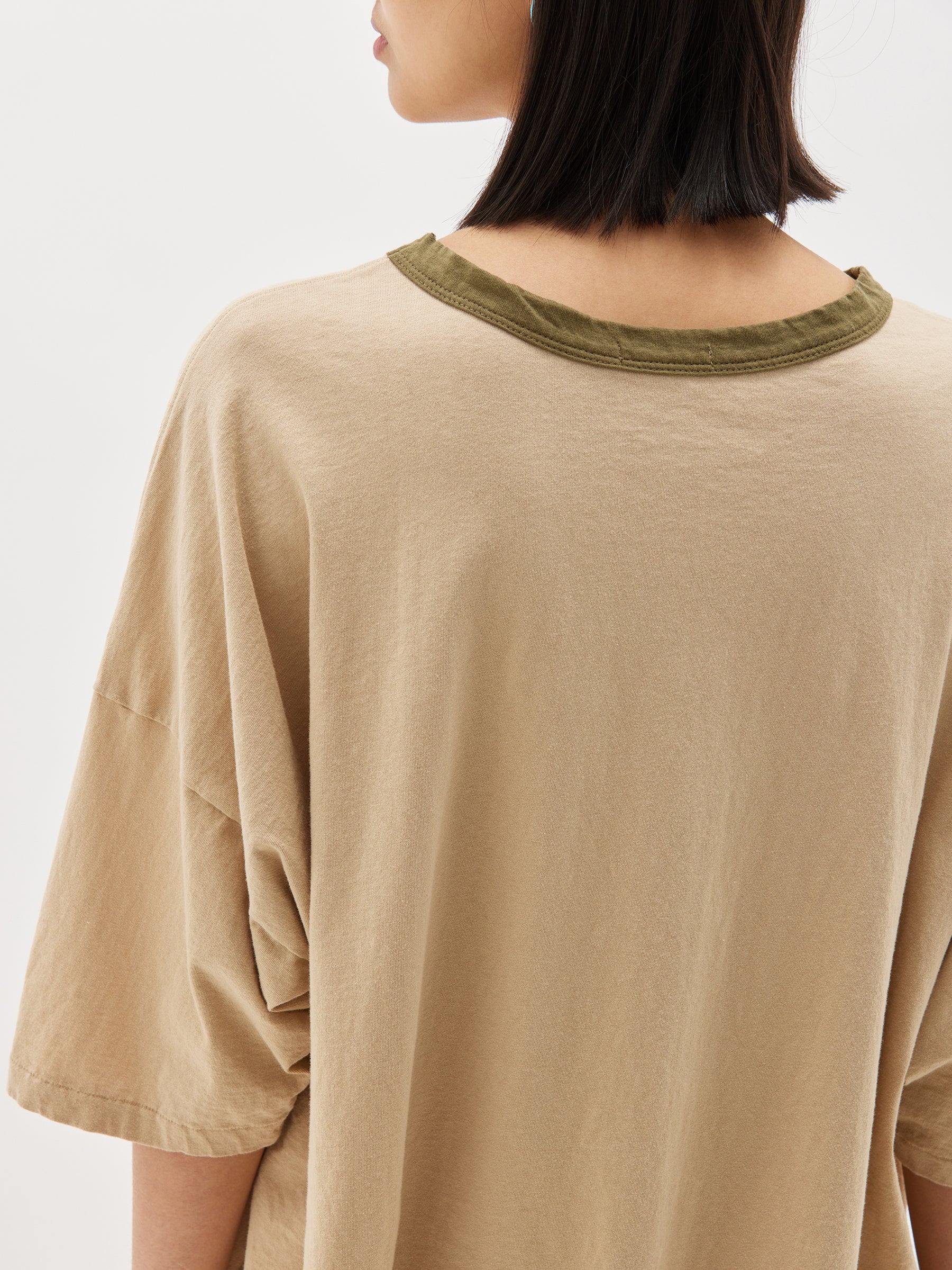 slouch contrast short sleeve t.shirt