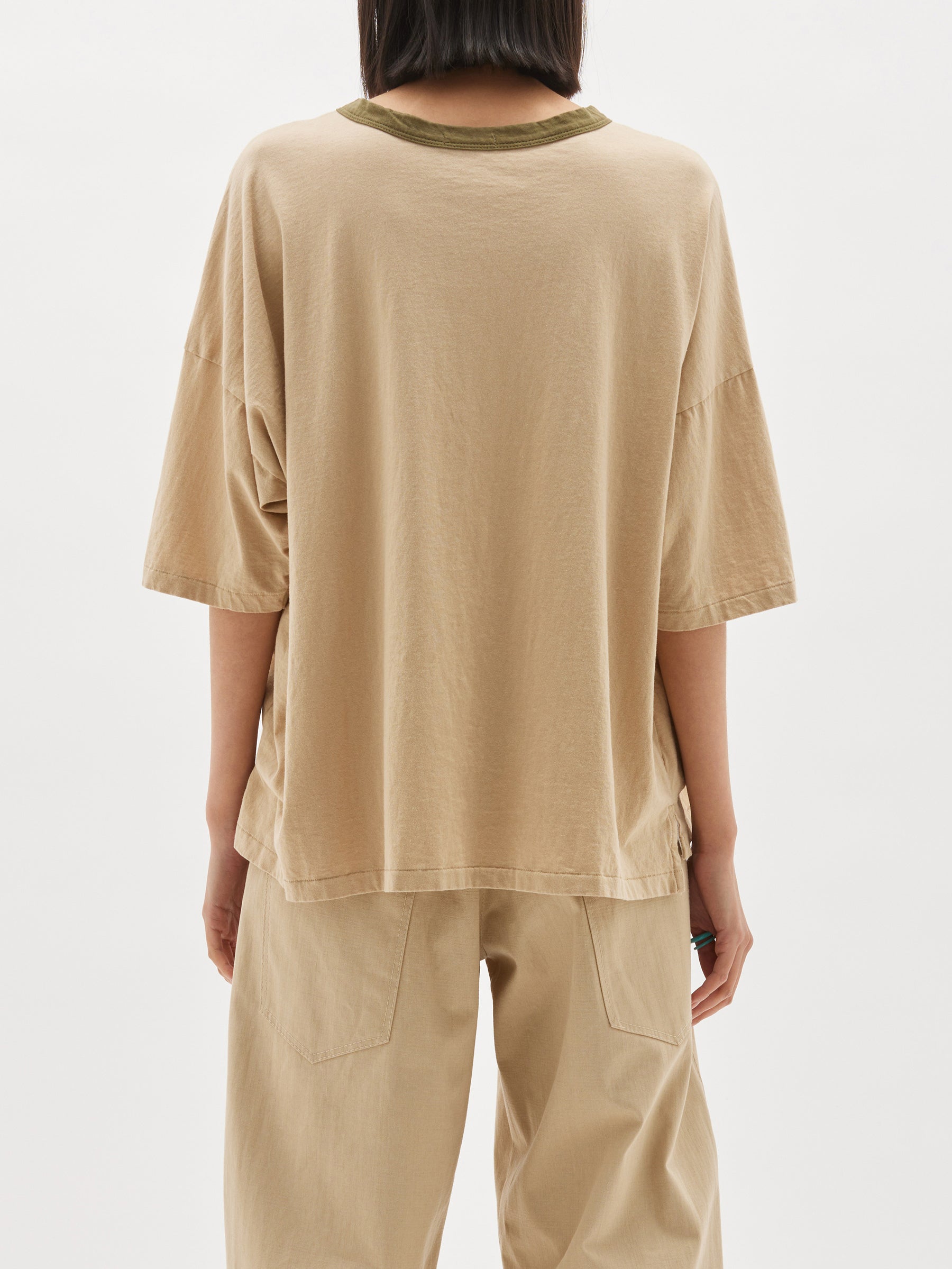 slouch contrast short sleeve t.shirt