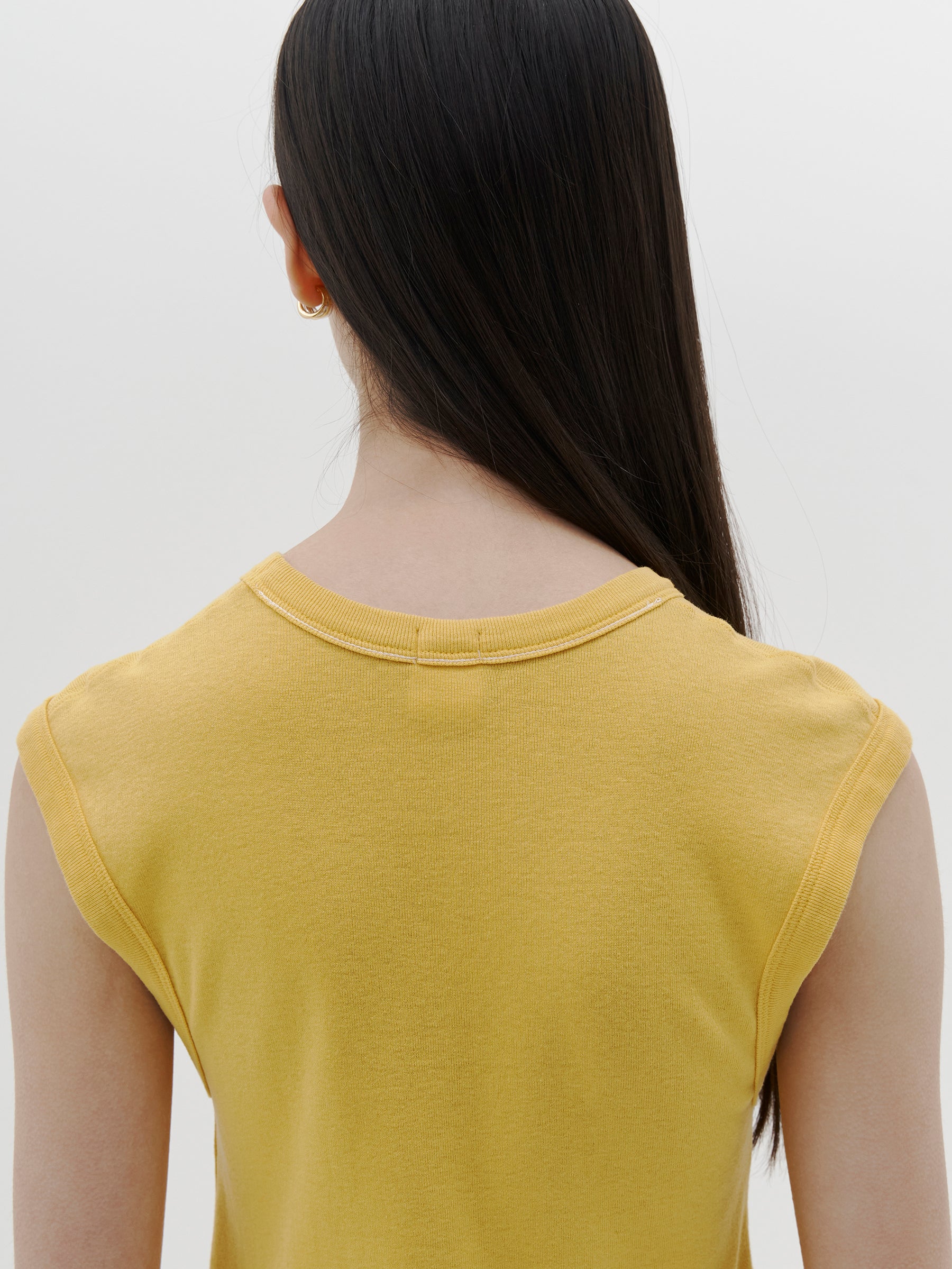 slim superfine rib muscle tank
