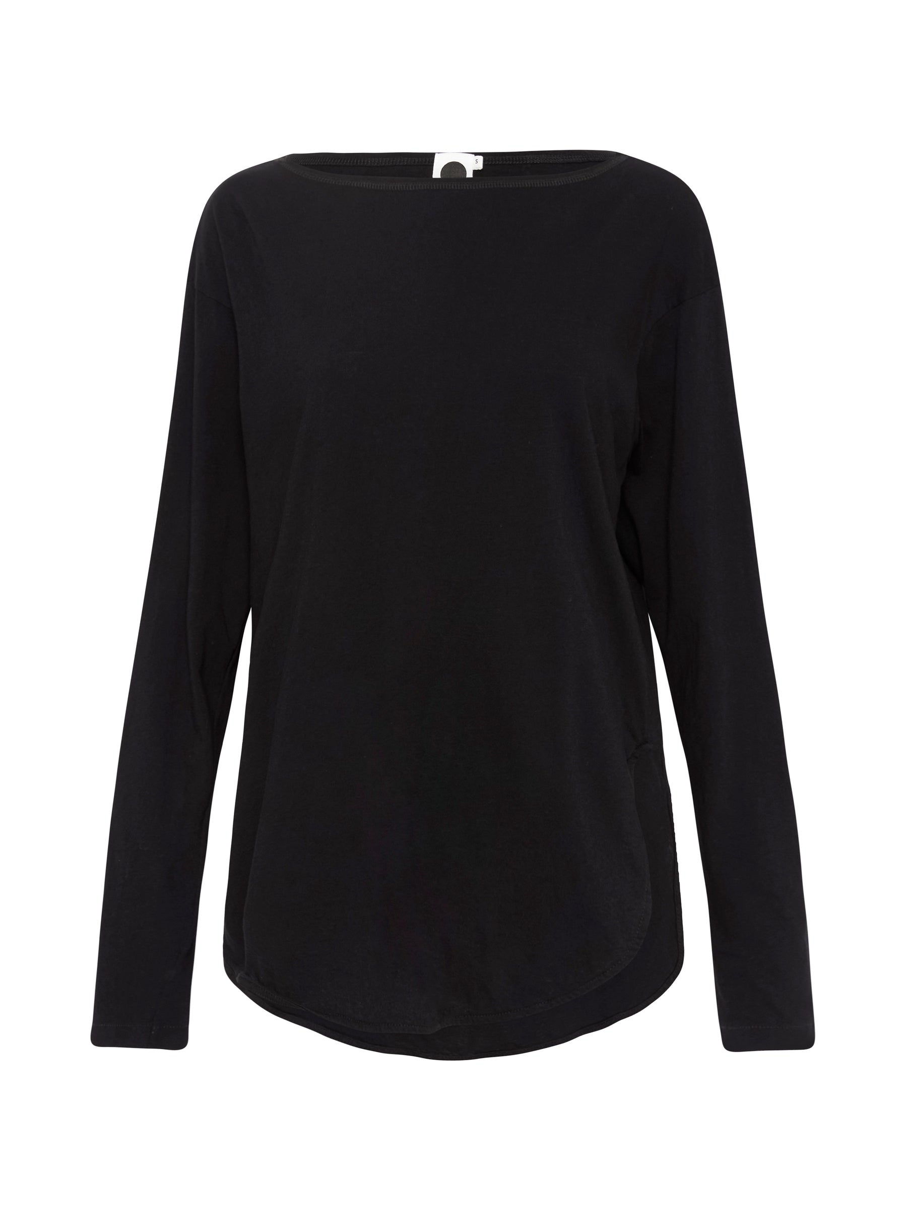 coverstitch detail long sleeve t.shirt