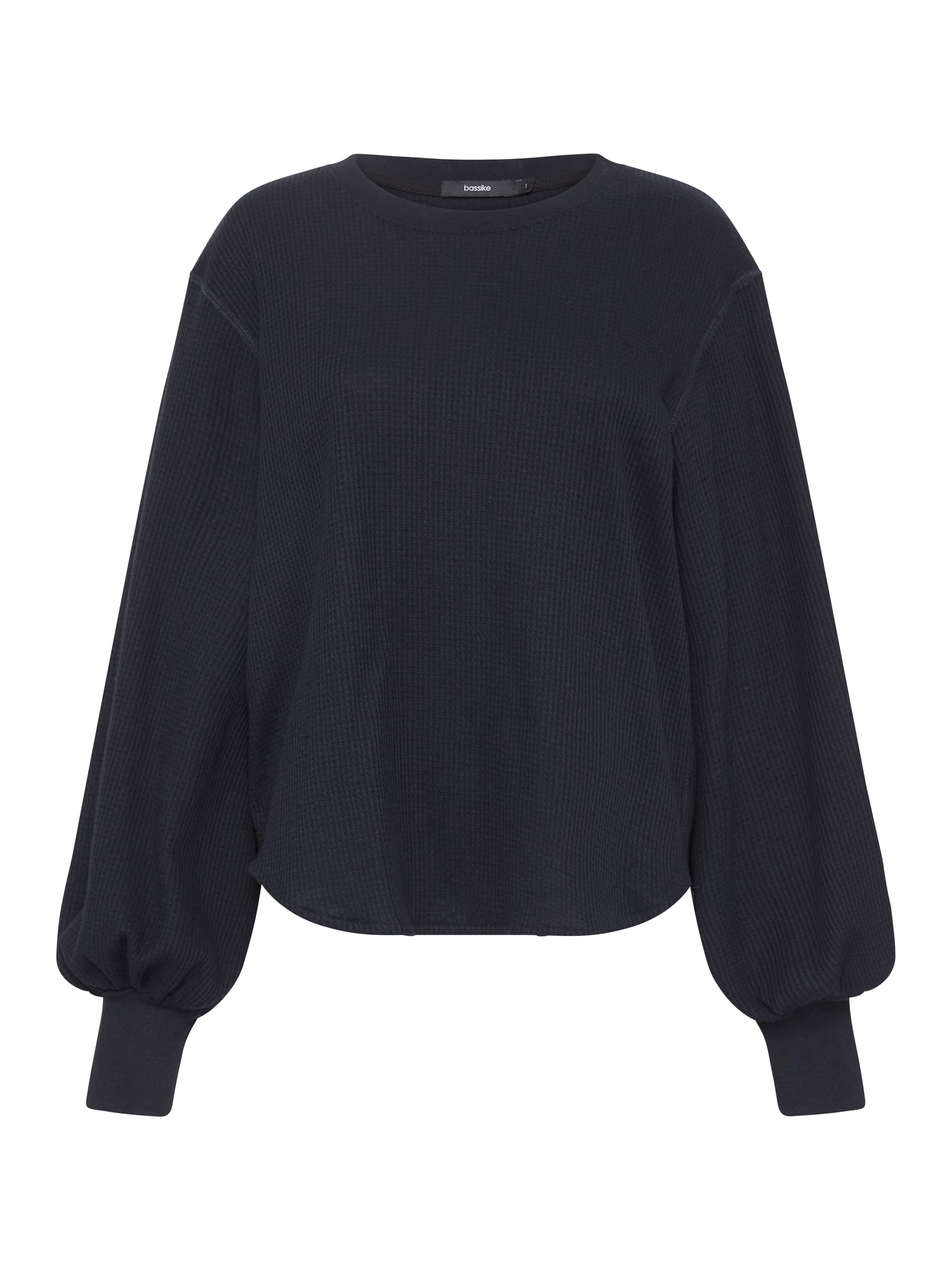 voluminous-sleeve-waffle-sweat-pc22wjt79-ink