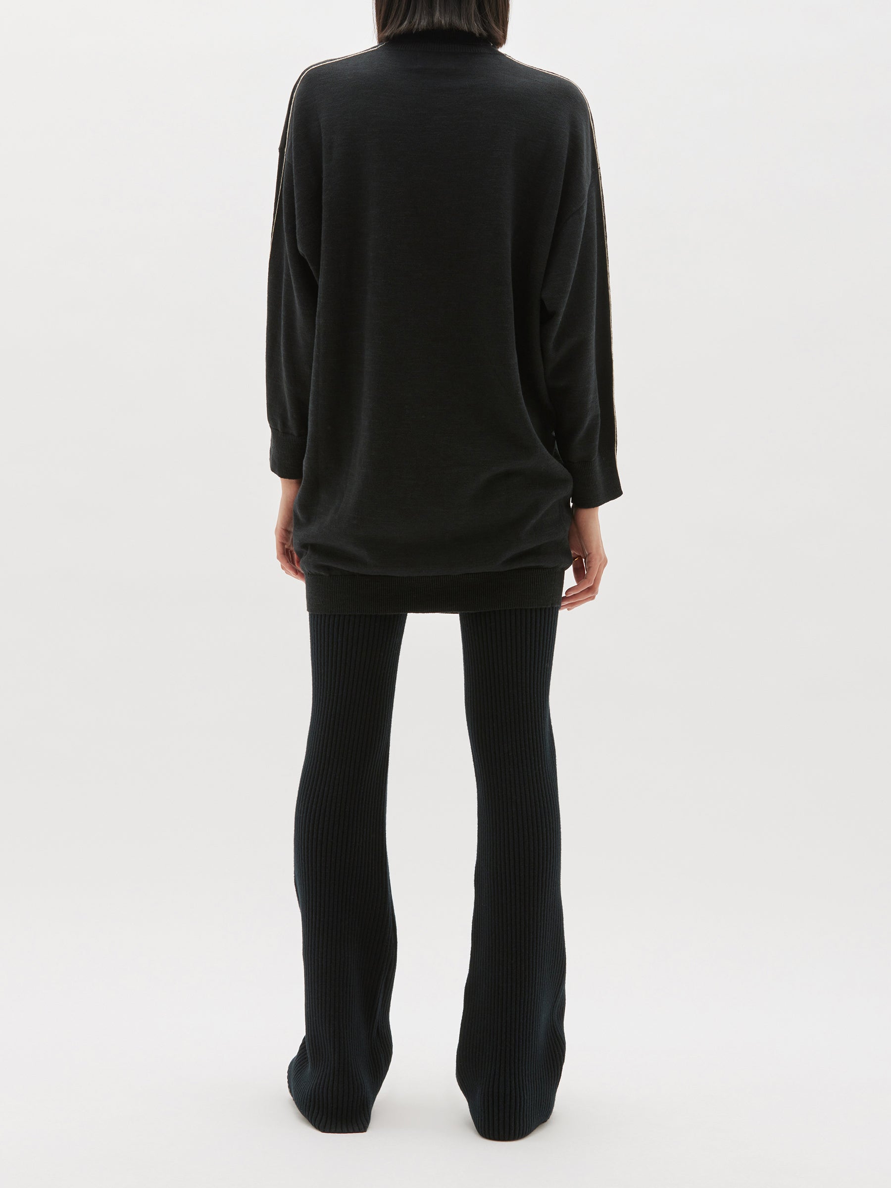 turtleneck knit dress