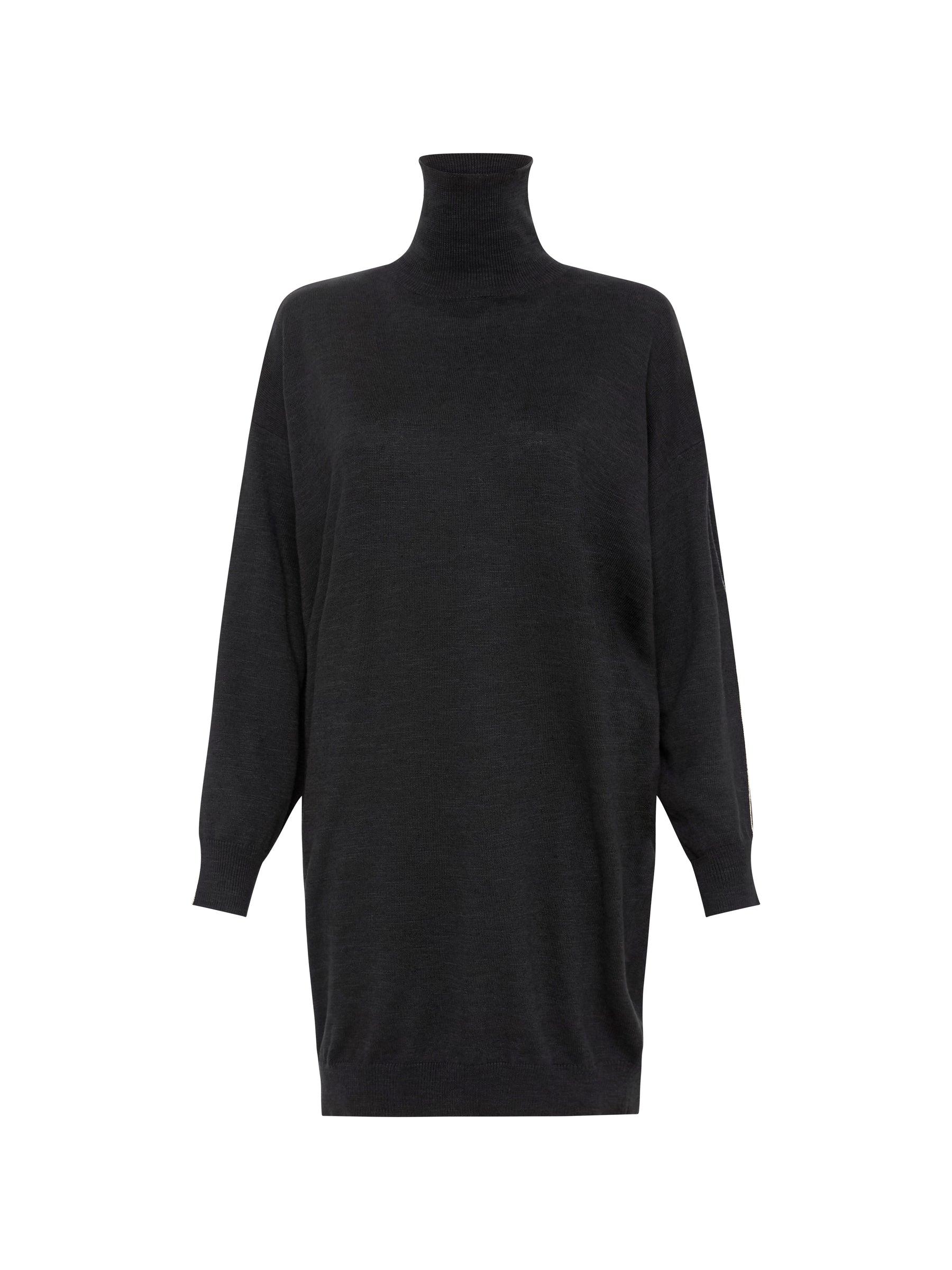 turtleneck knit dress