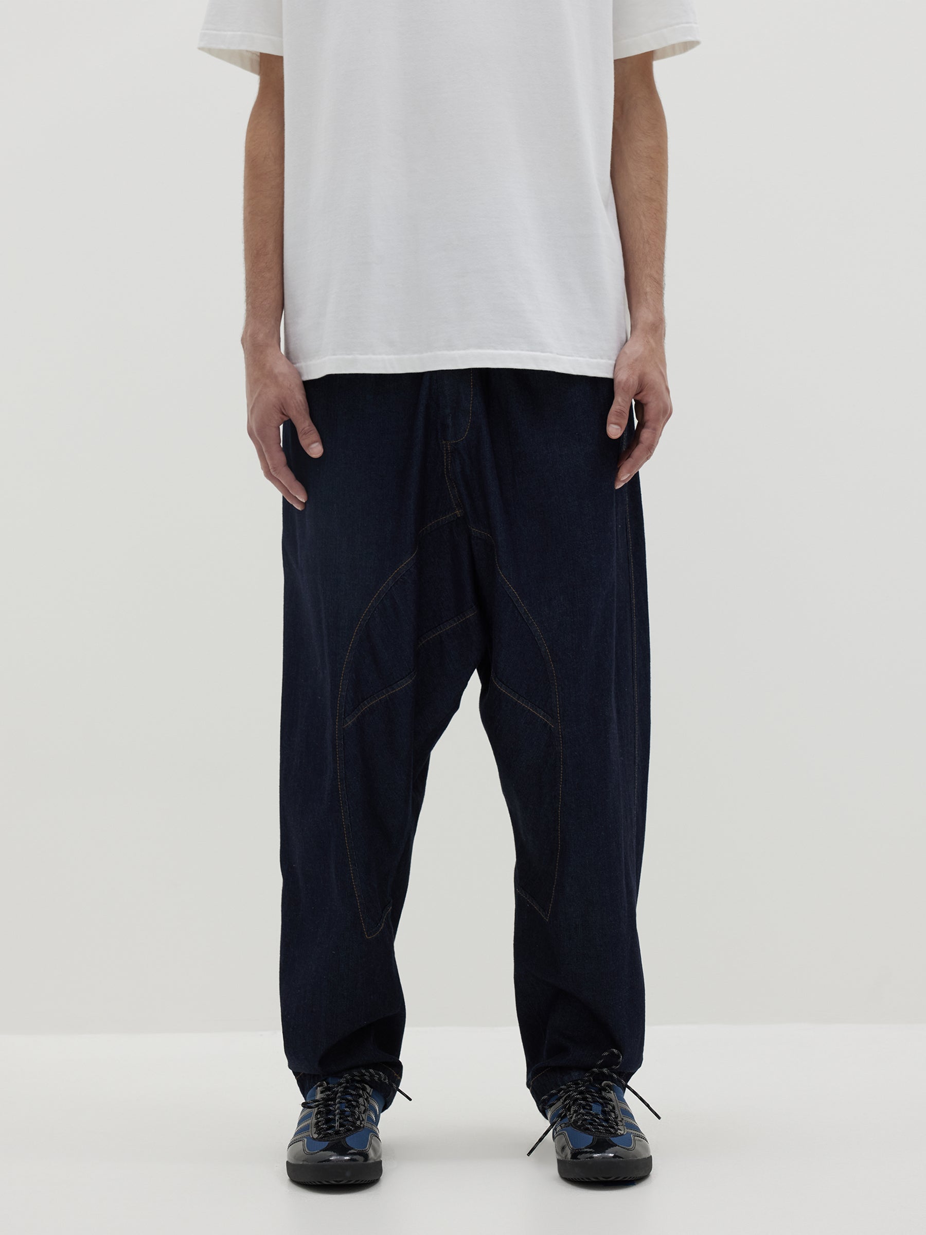 denim voluminous pant