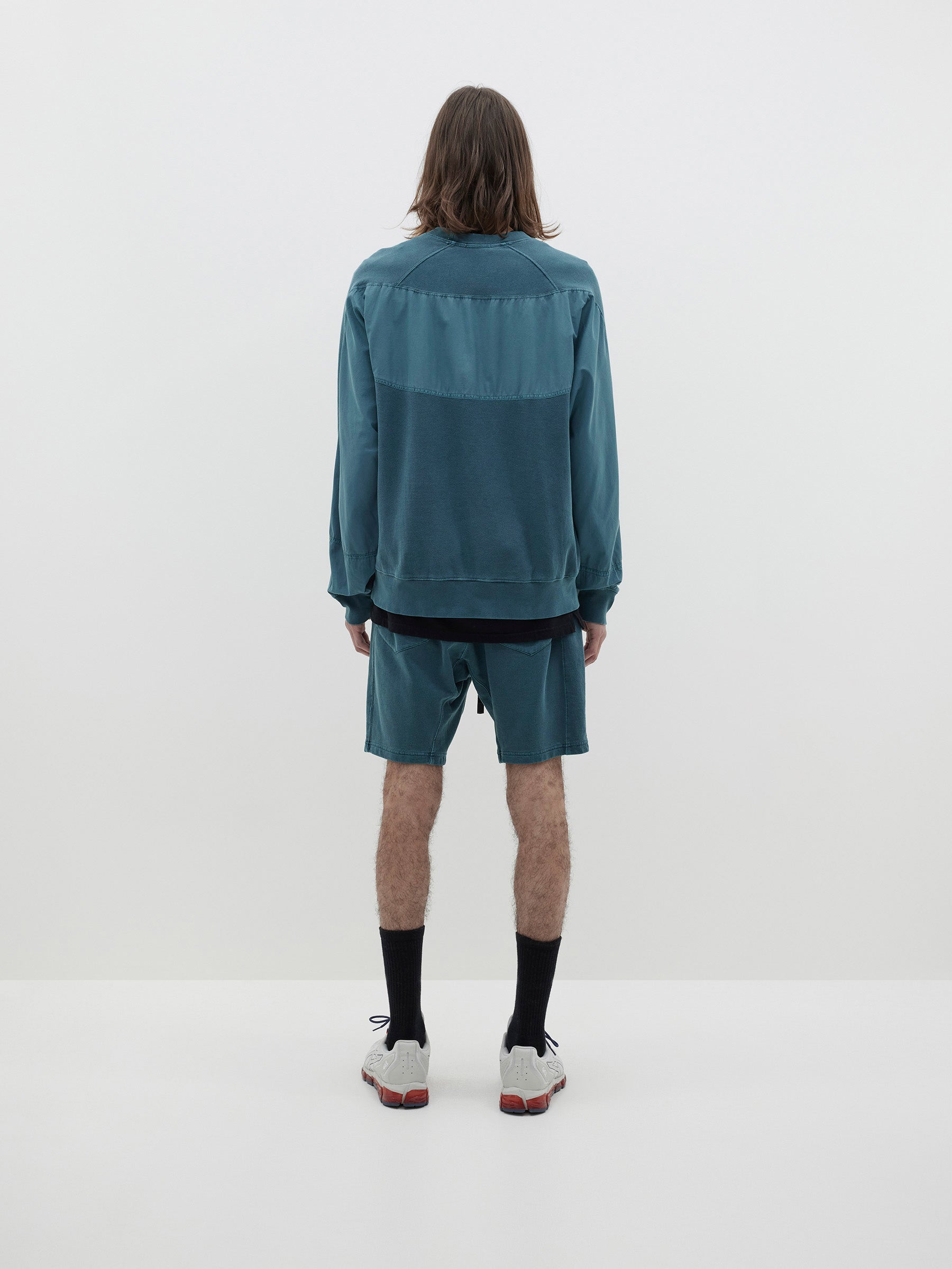 pigment dyed fleece sweat