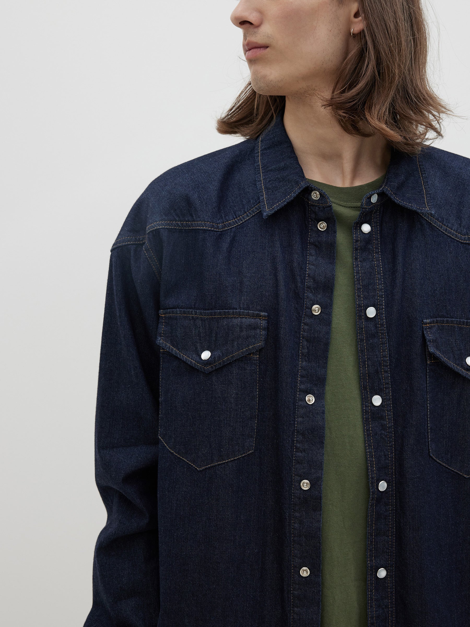 denim western shirt