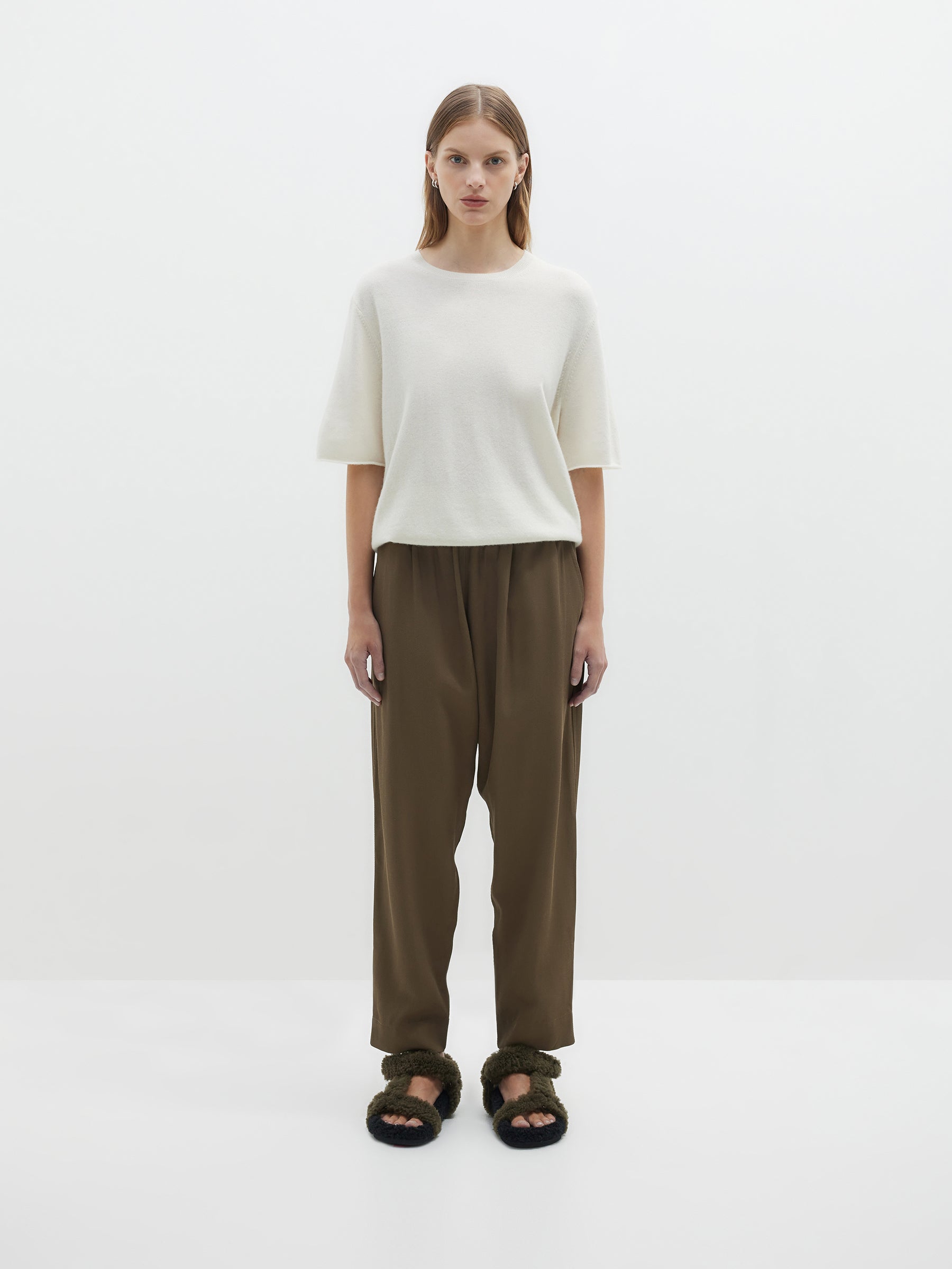 easy drapey travel pant