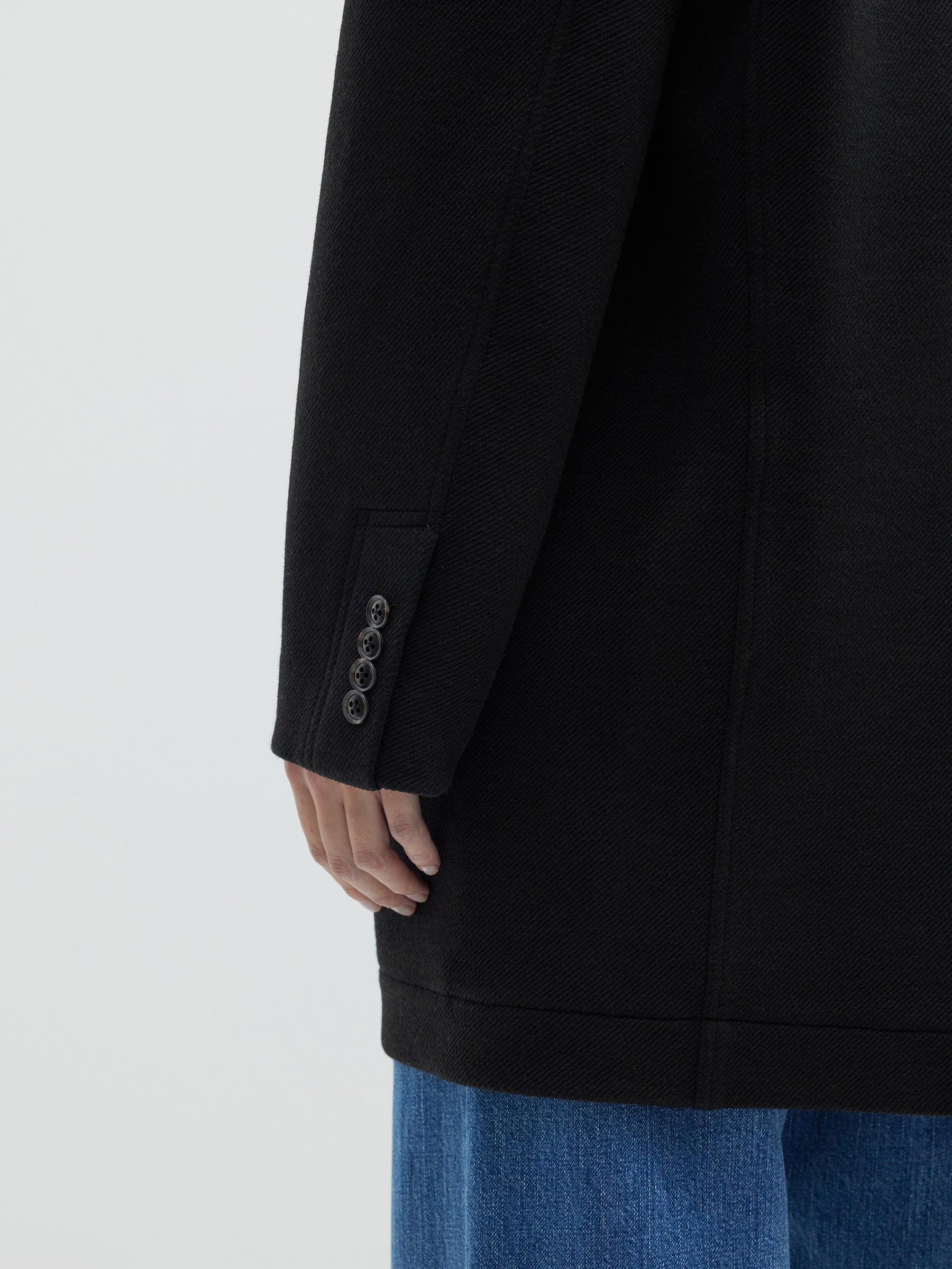 stretch overcoat