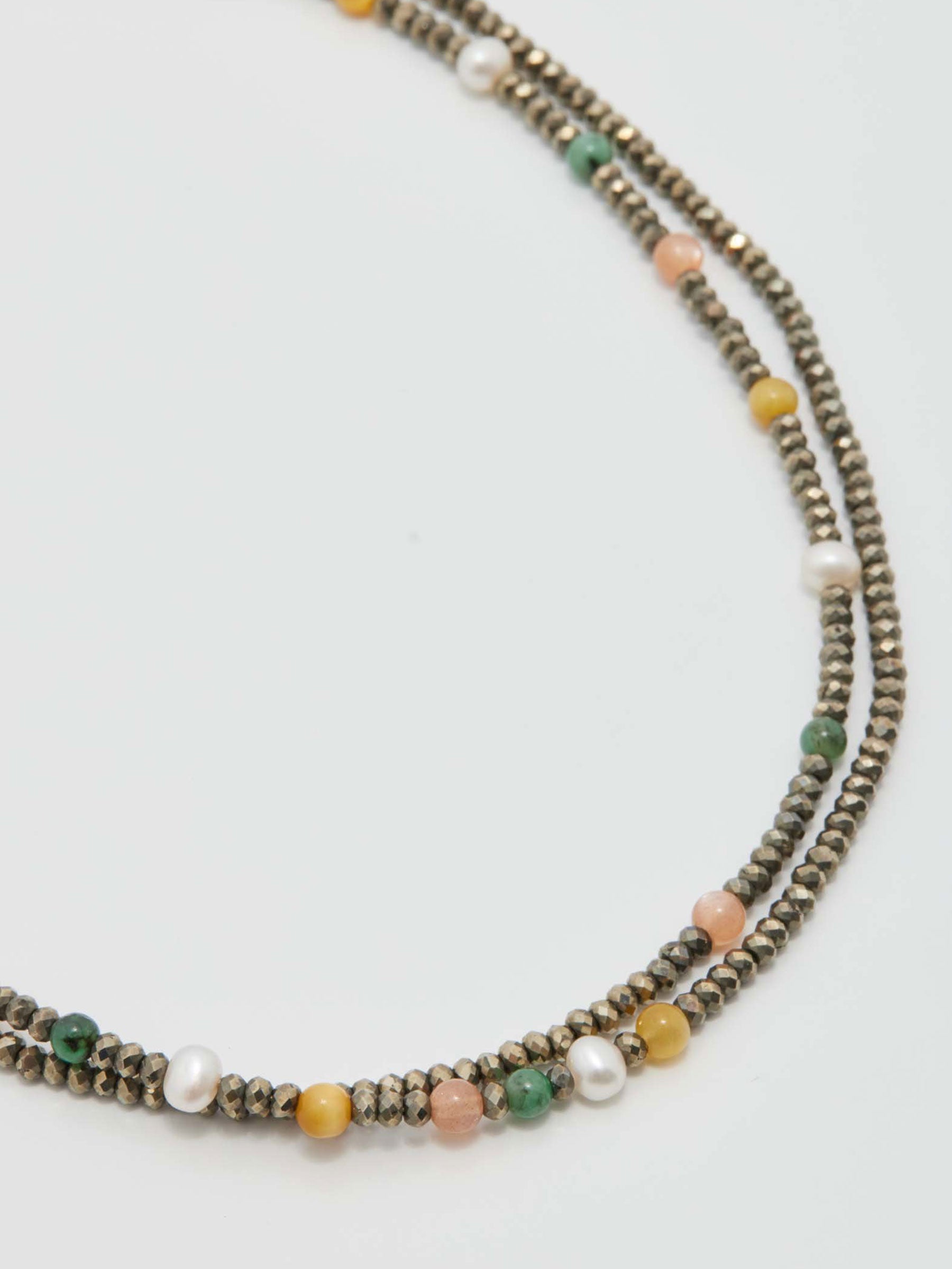 pigna sunstone wrap necklace