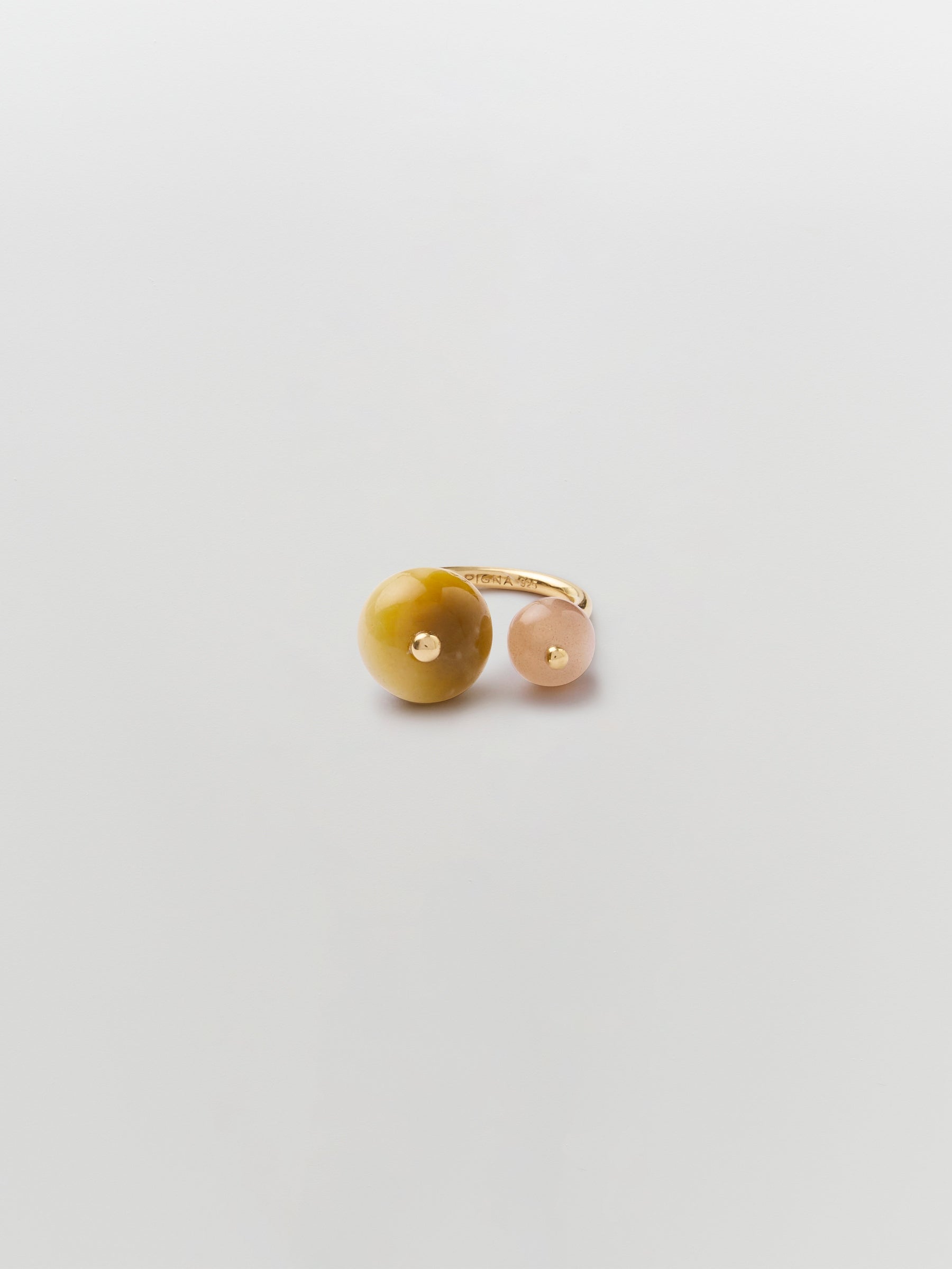 pigna sunstone bubble ring