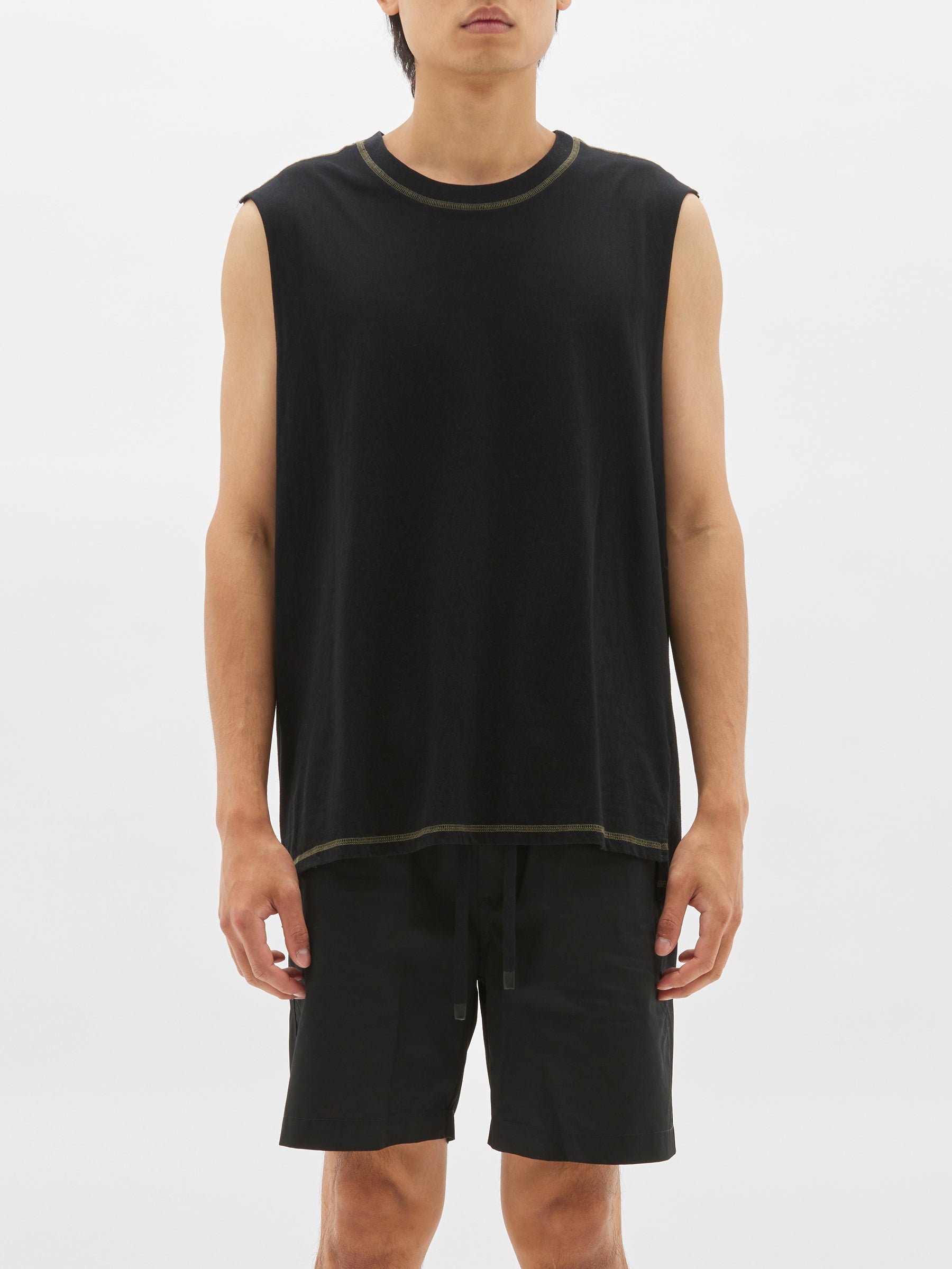 slouch jersey tank