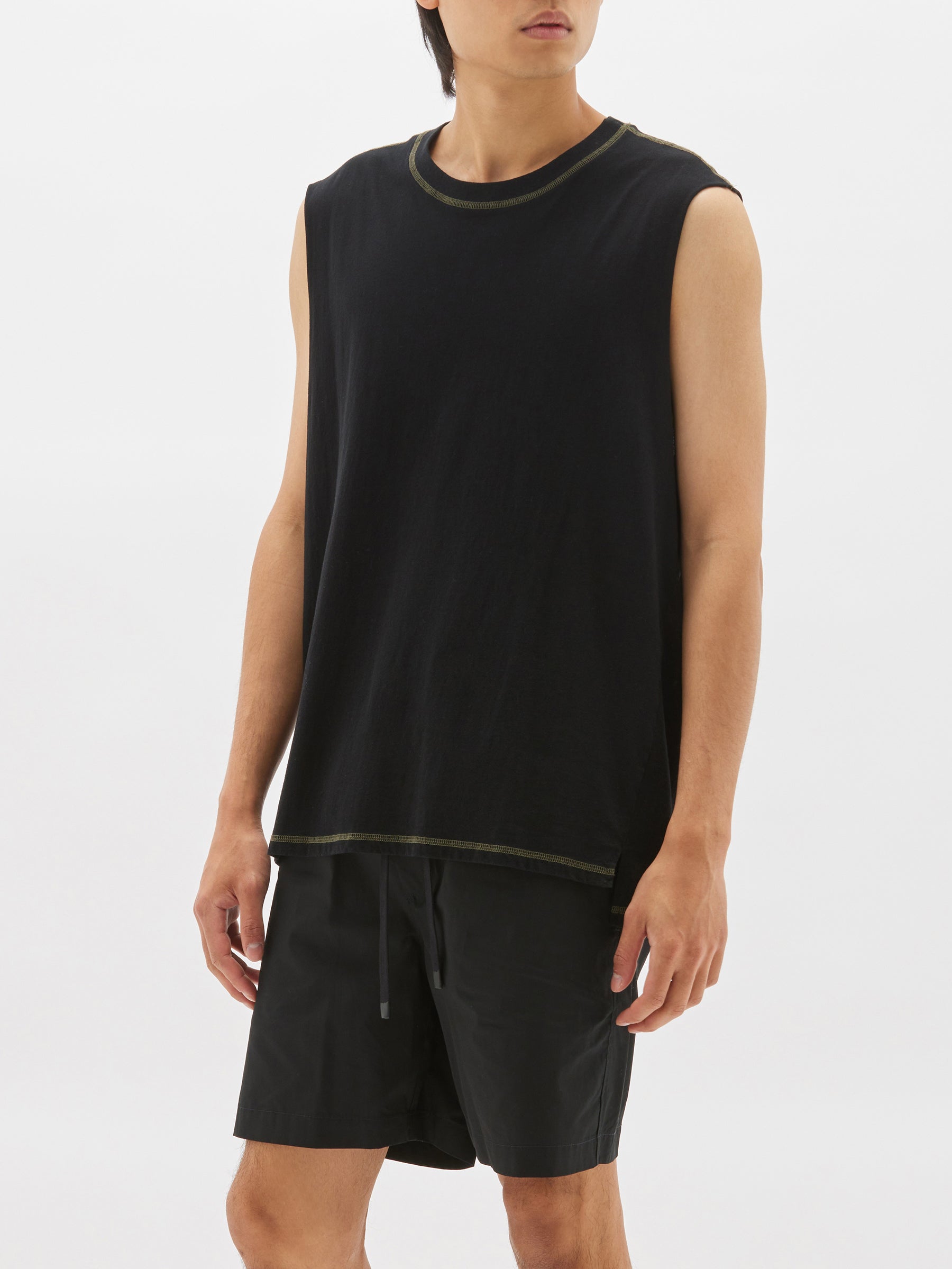 slouch jersey tank