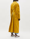 twill oversized trench