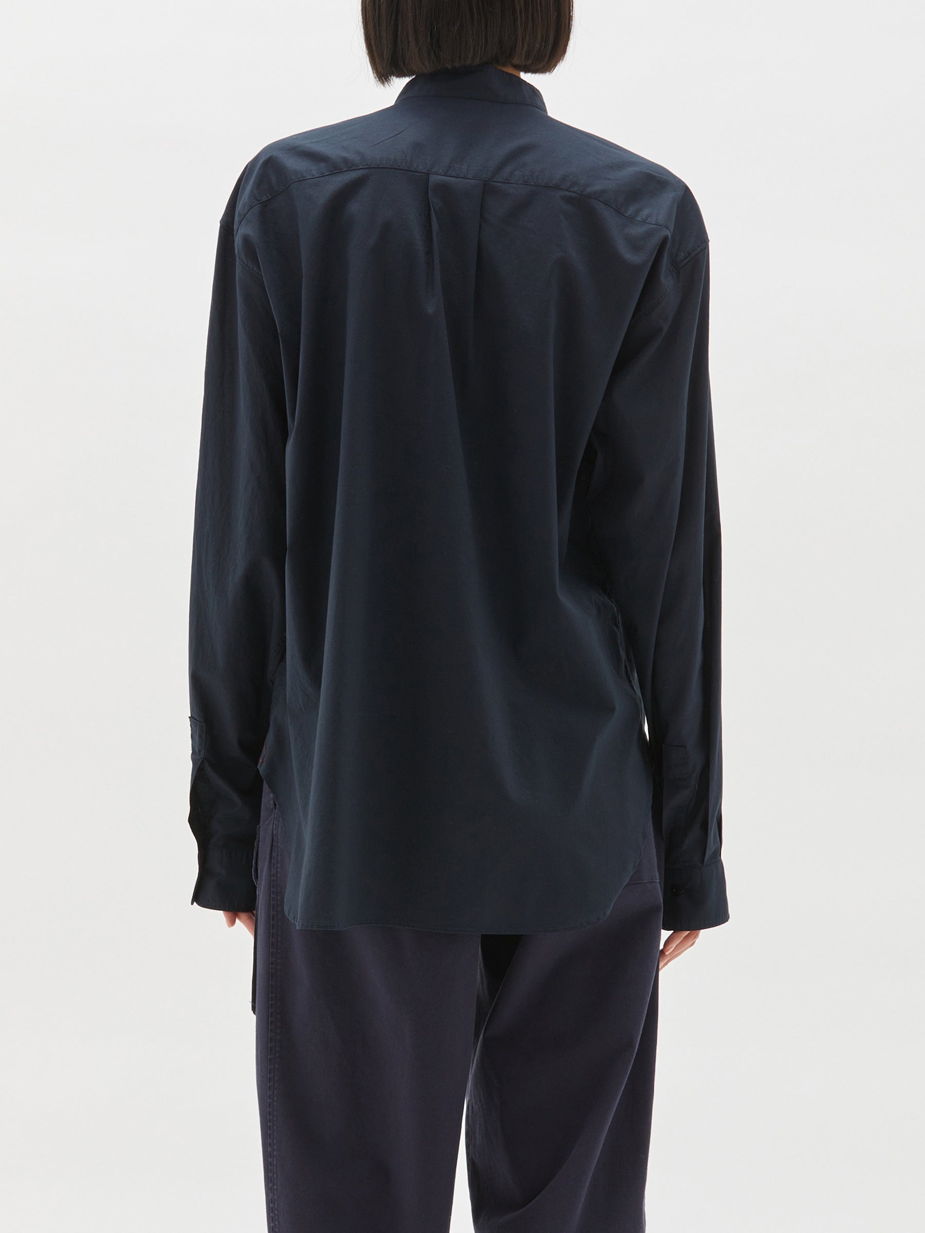 cotton bib front shirt