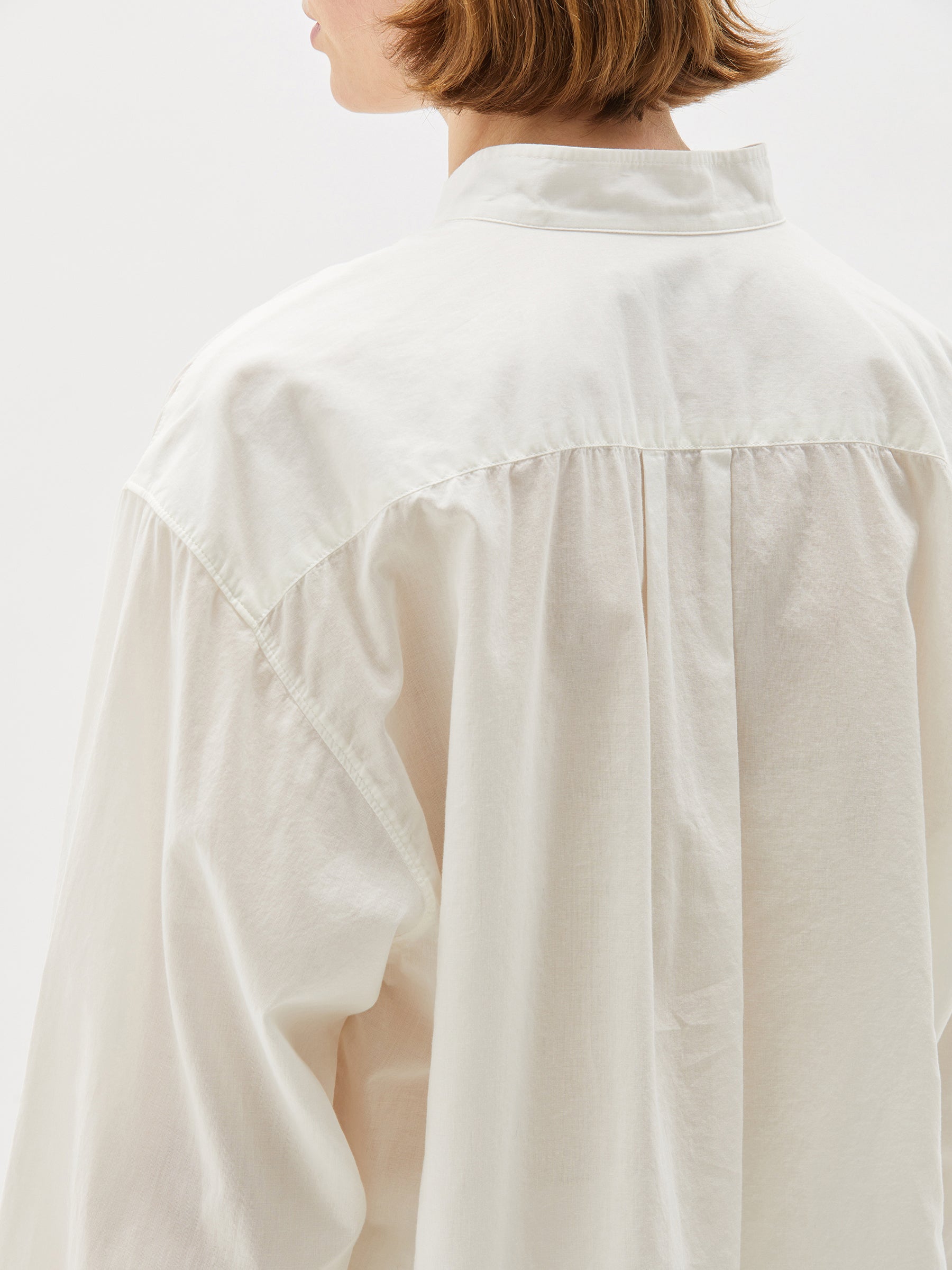 cotton bib front shirt