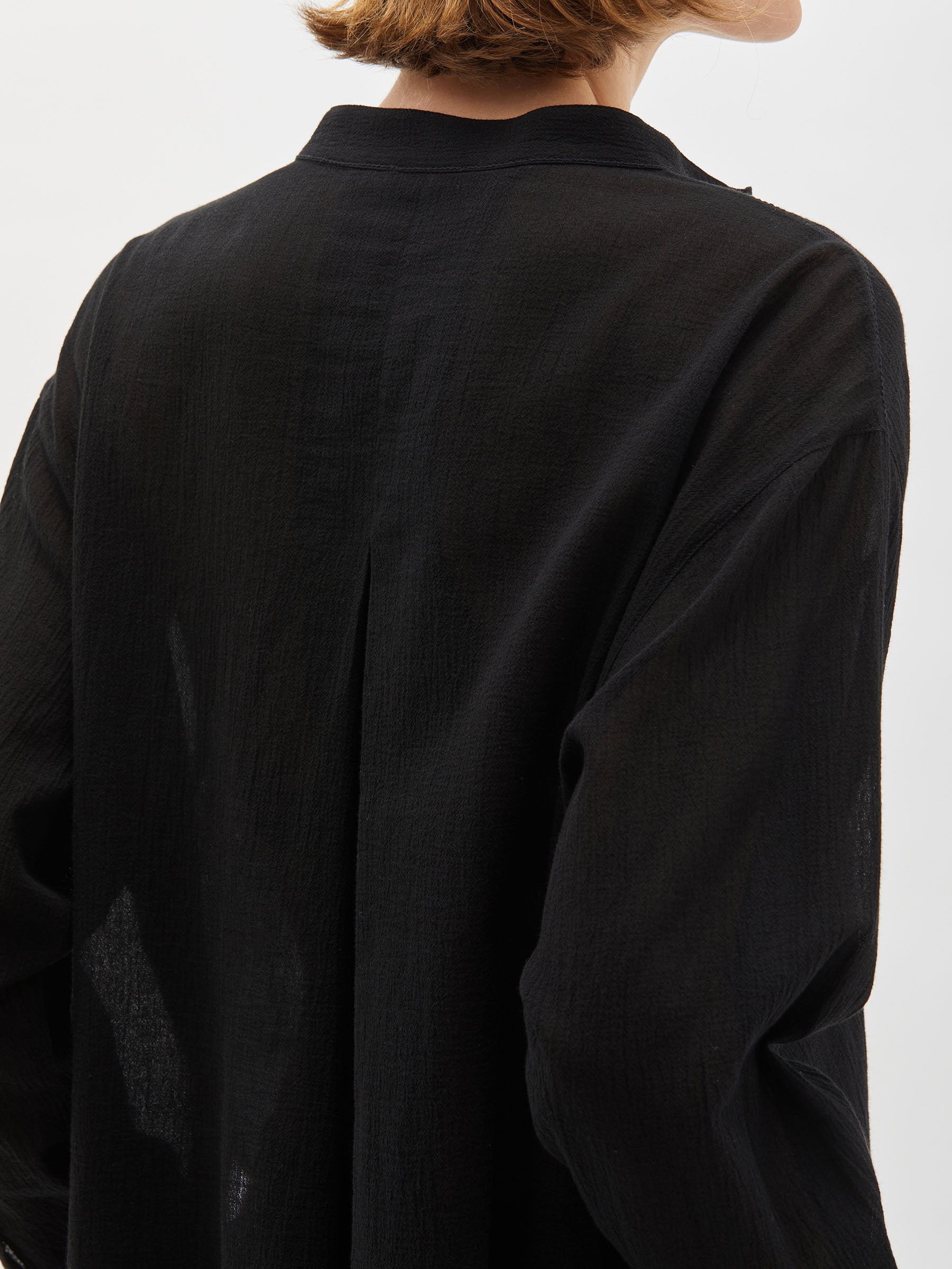 gauze popover shirt