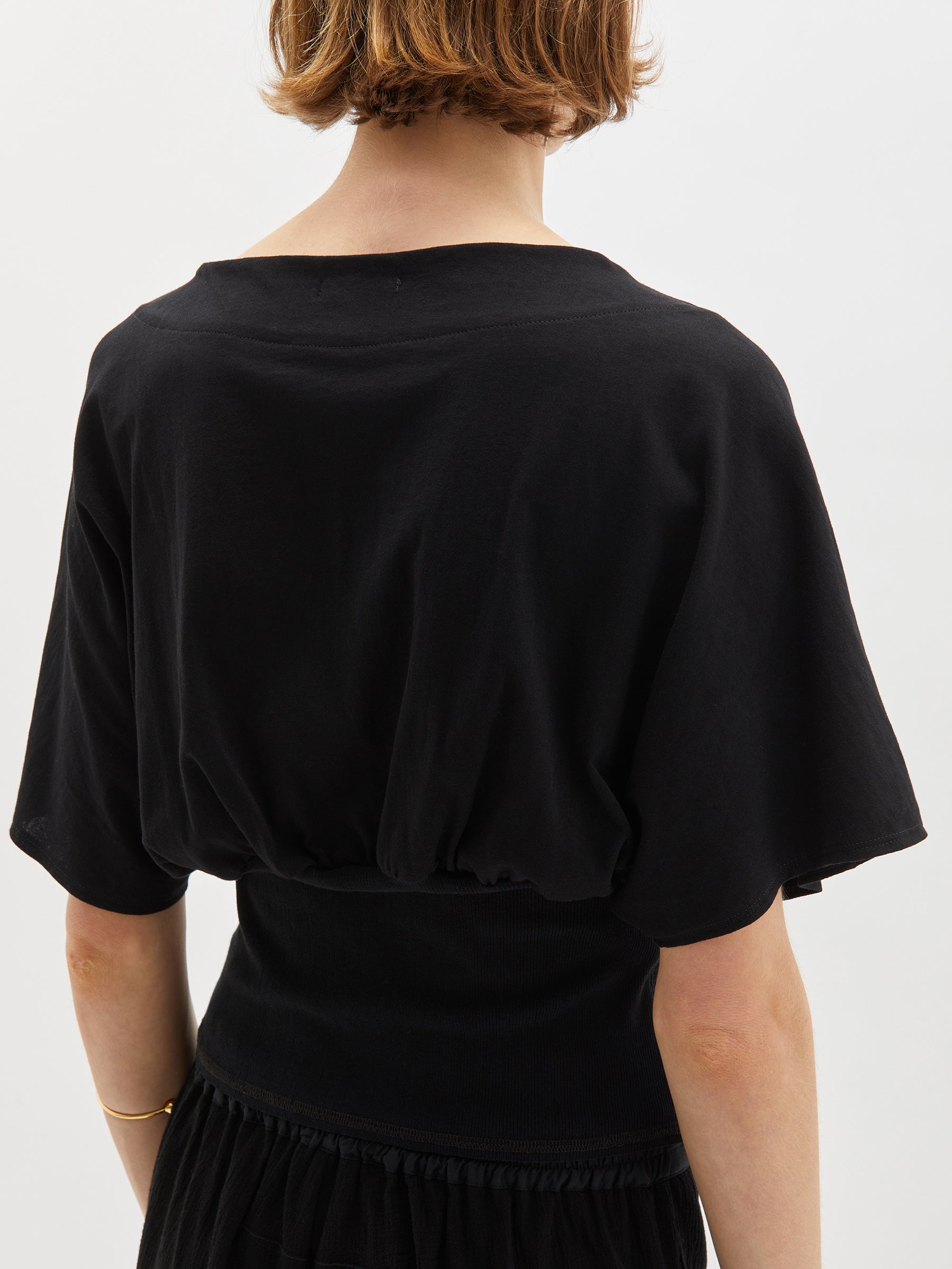 rib insert slouch t.shirt