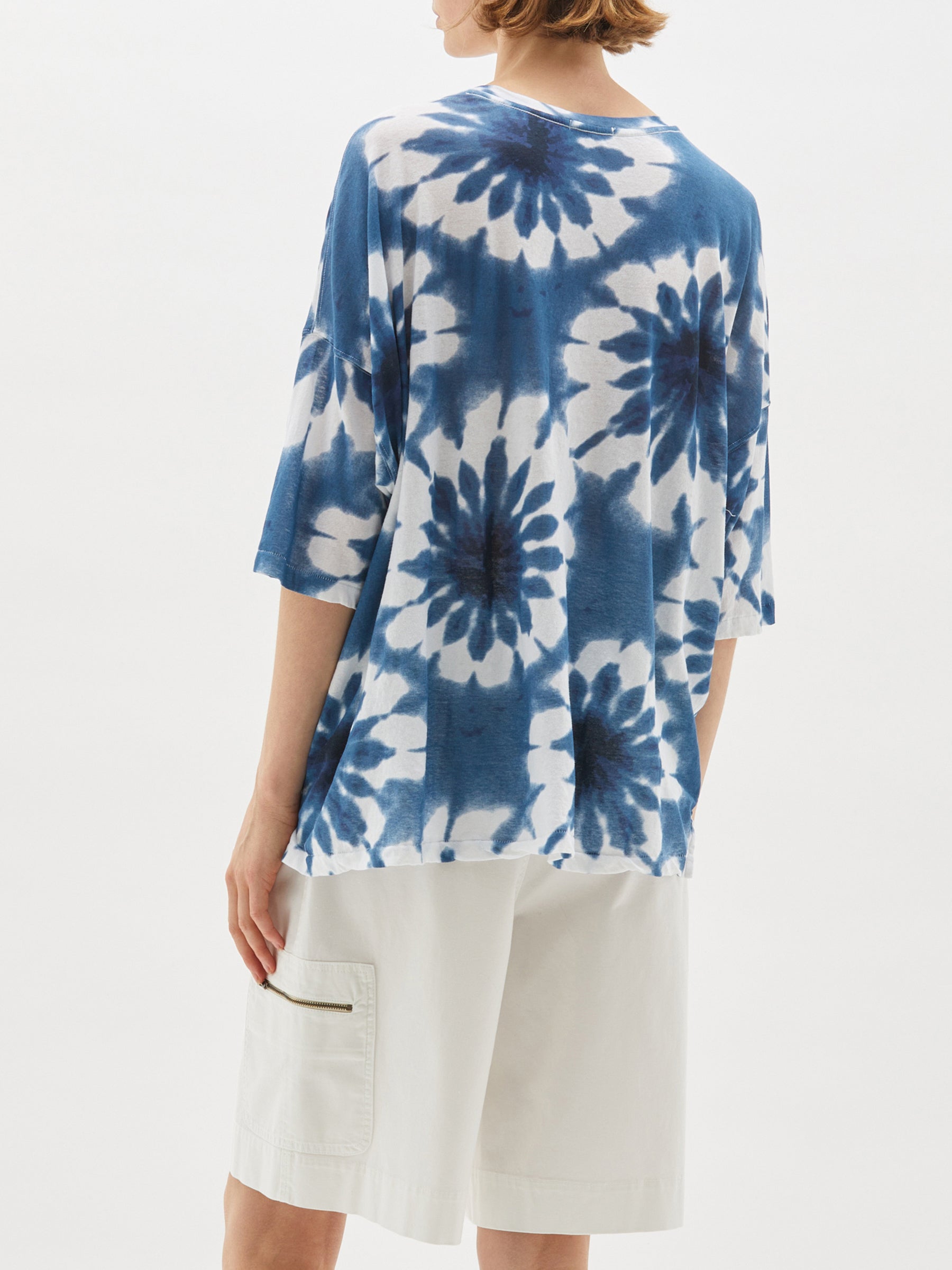 printed slouch short sleeve t.shirt