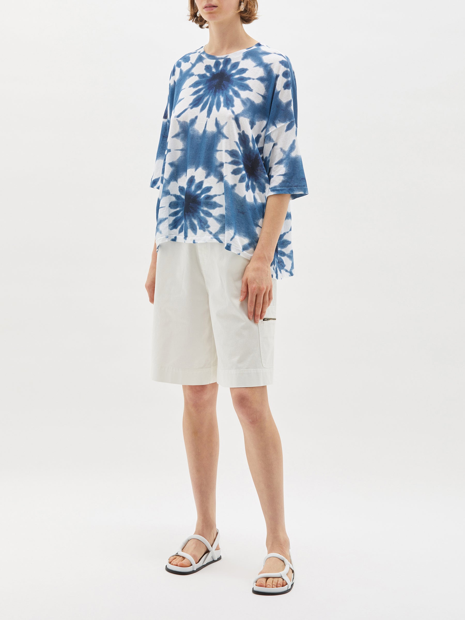 printed slouch short sleeve t.shirt