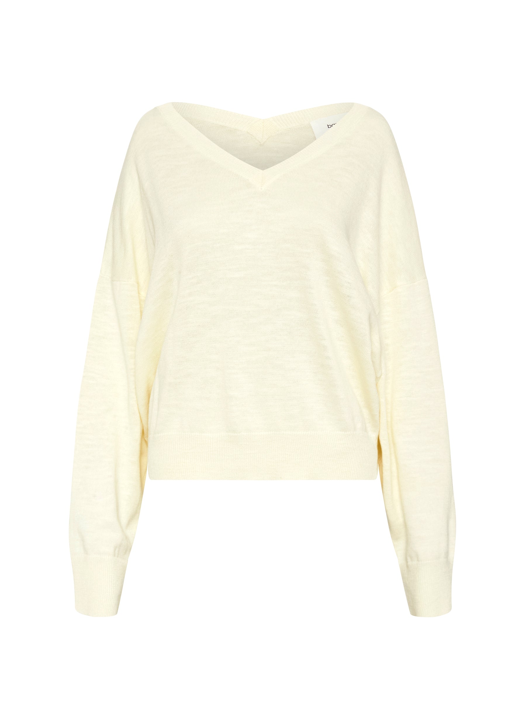 athletic v neck knit
